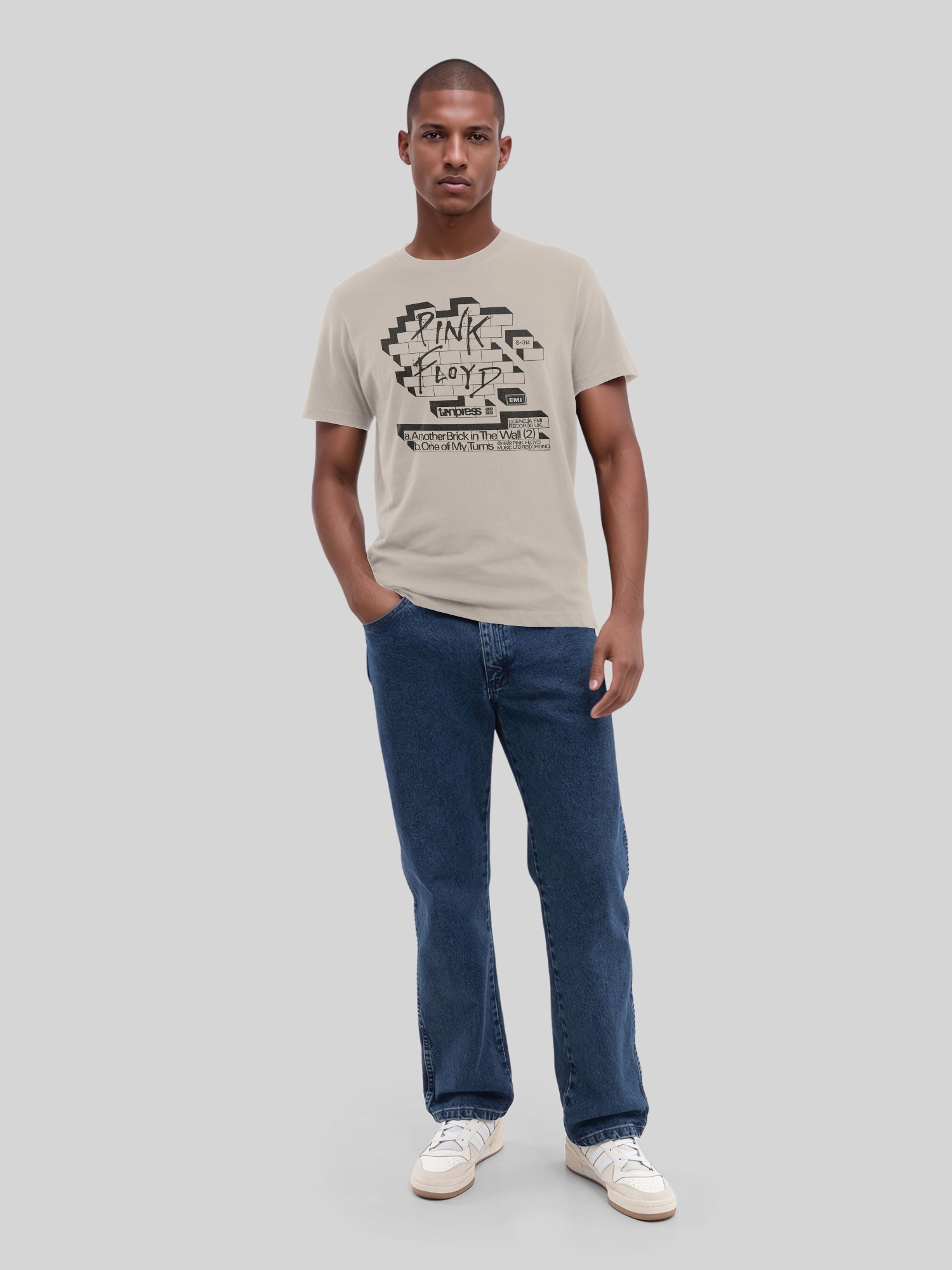 Pink Floyd Another Brick In The Wall Cover with True Blanks | Mens Regular Tee