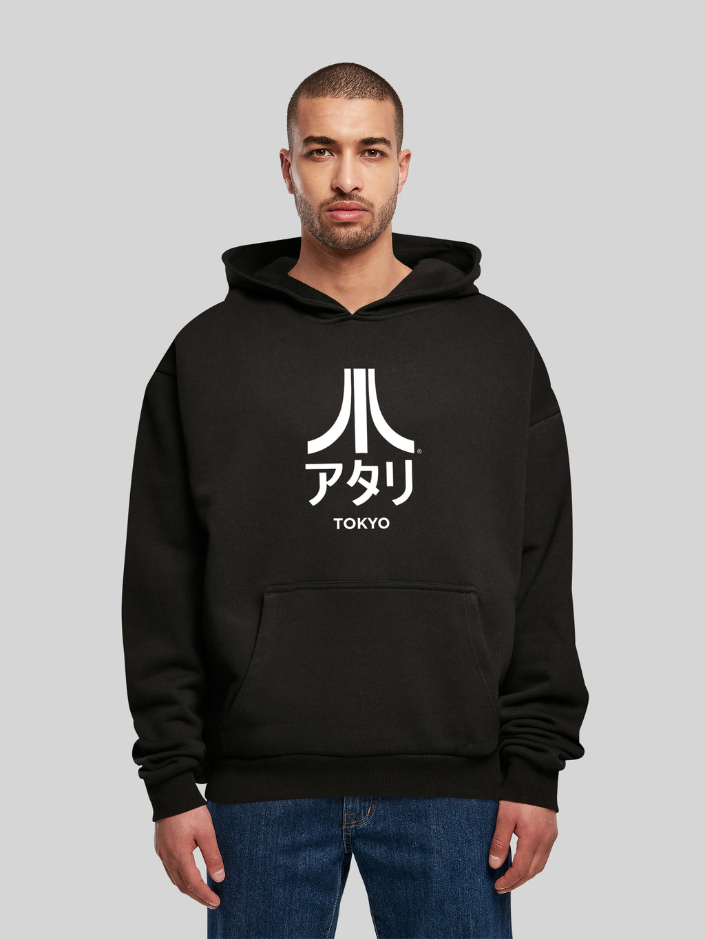 Atari Tokyo white Retro Arcade Games with Ultra Heavy Hoody