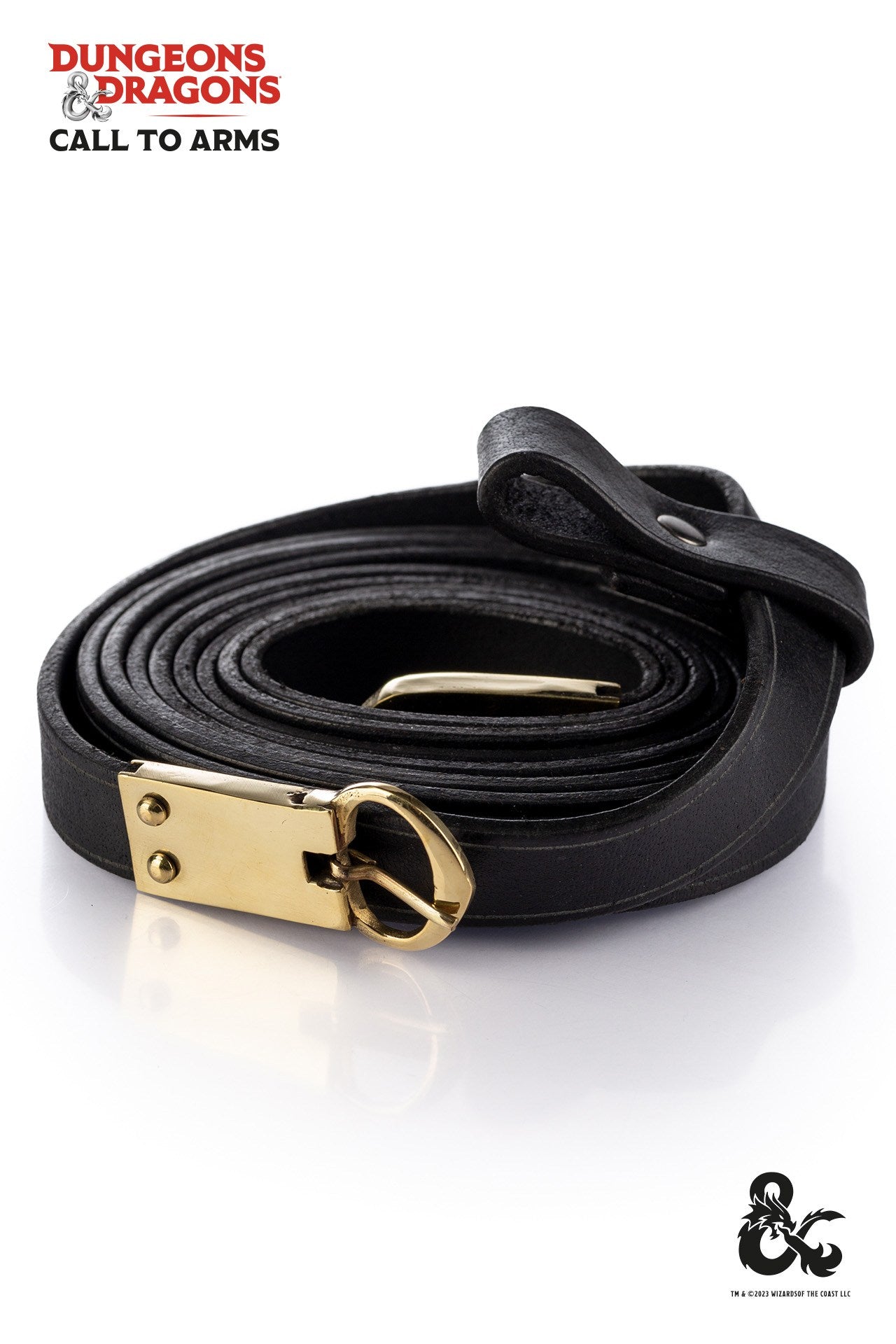 Dungeons & Dragons Double Leather Belt Black