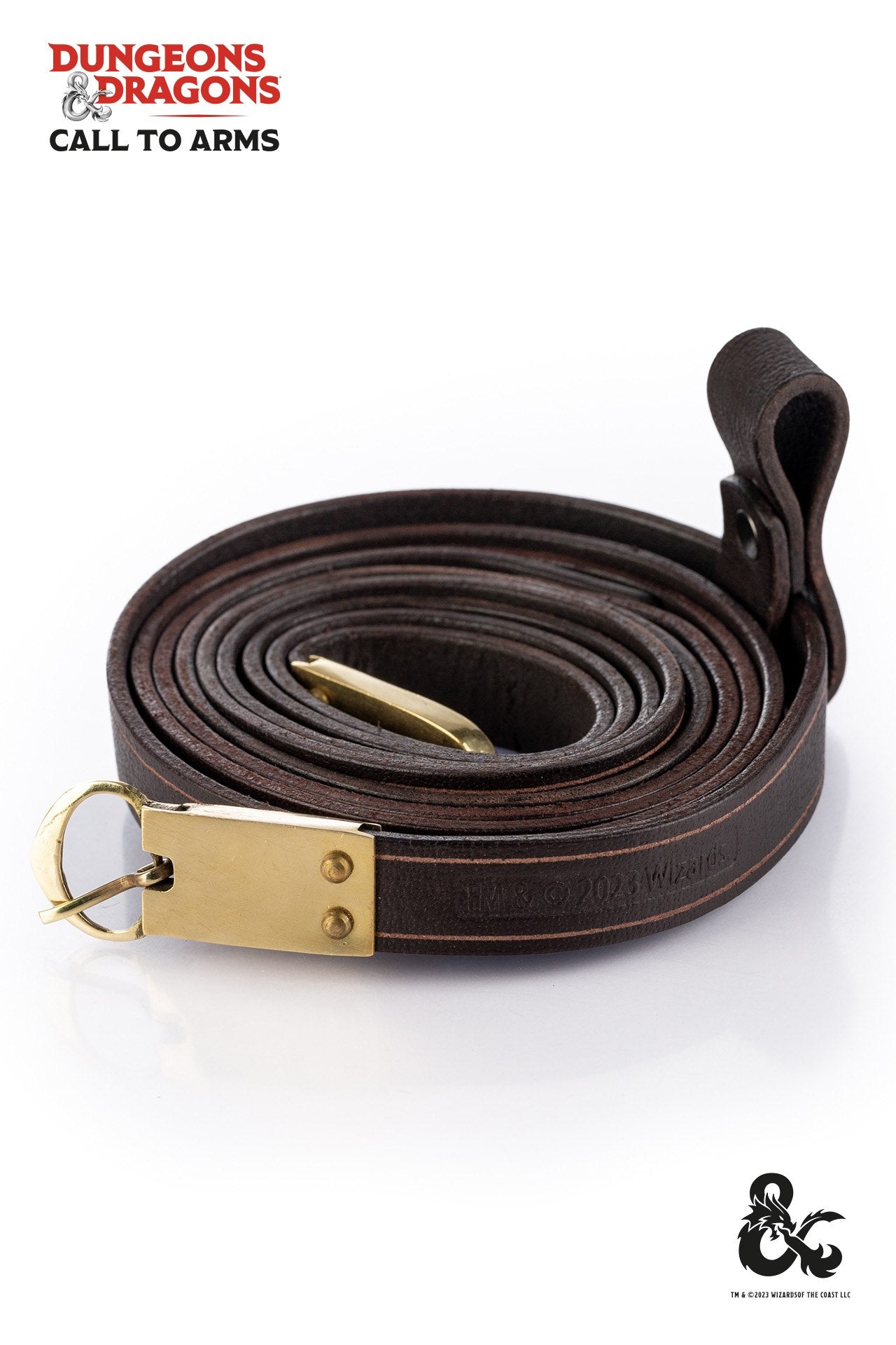 Dungeons & Dragons Double Leather Belt Brown