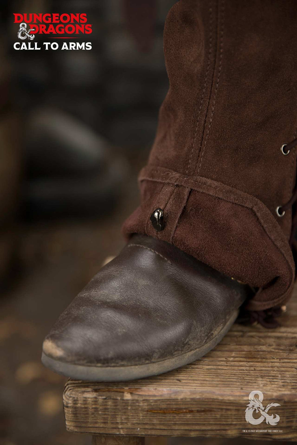 Dungeons & Dragons Leder-Gamaschen Typ 1 Braun