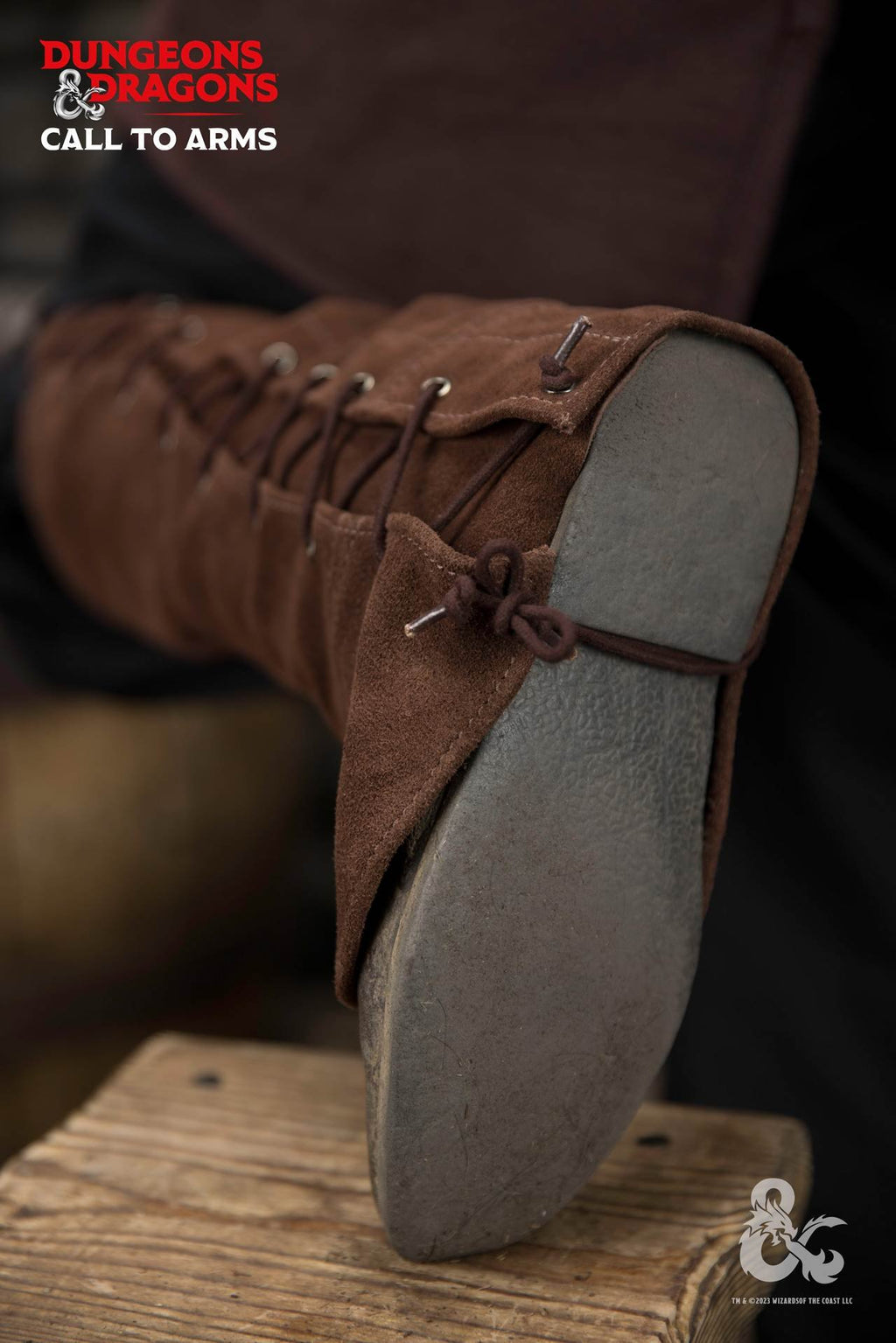 Dungeons & Dragons Leder-Gamaschen Typ 1 Braun