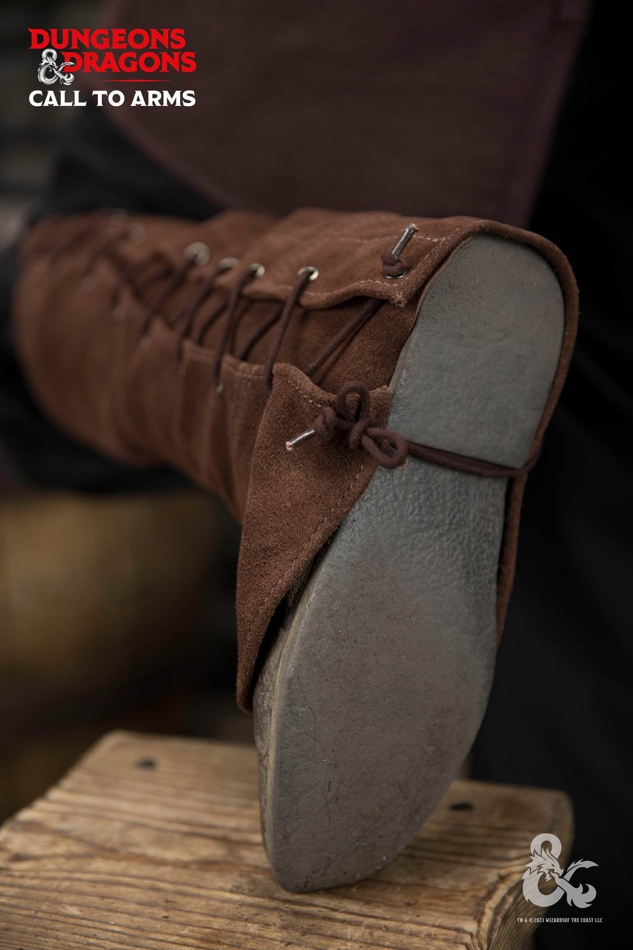 Dungeons & Dragons Leather Gaiters Type 1 Brown