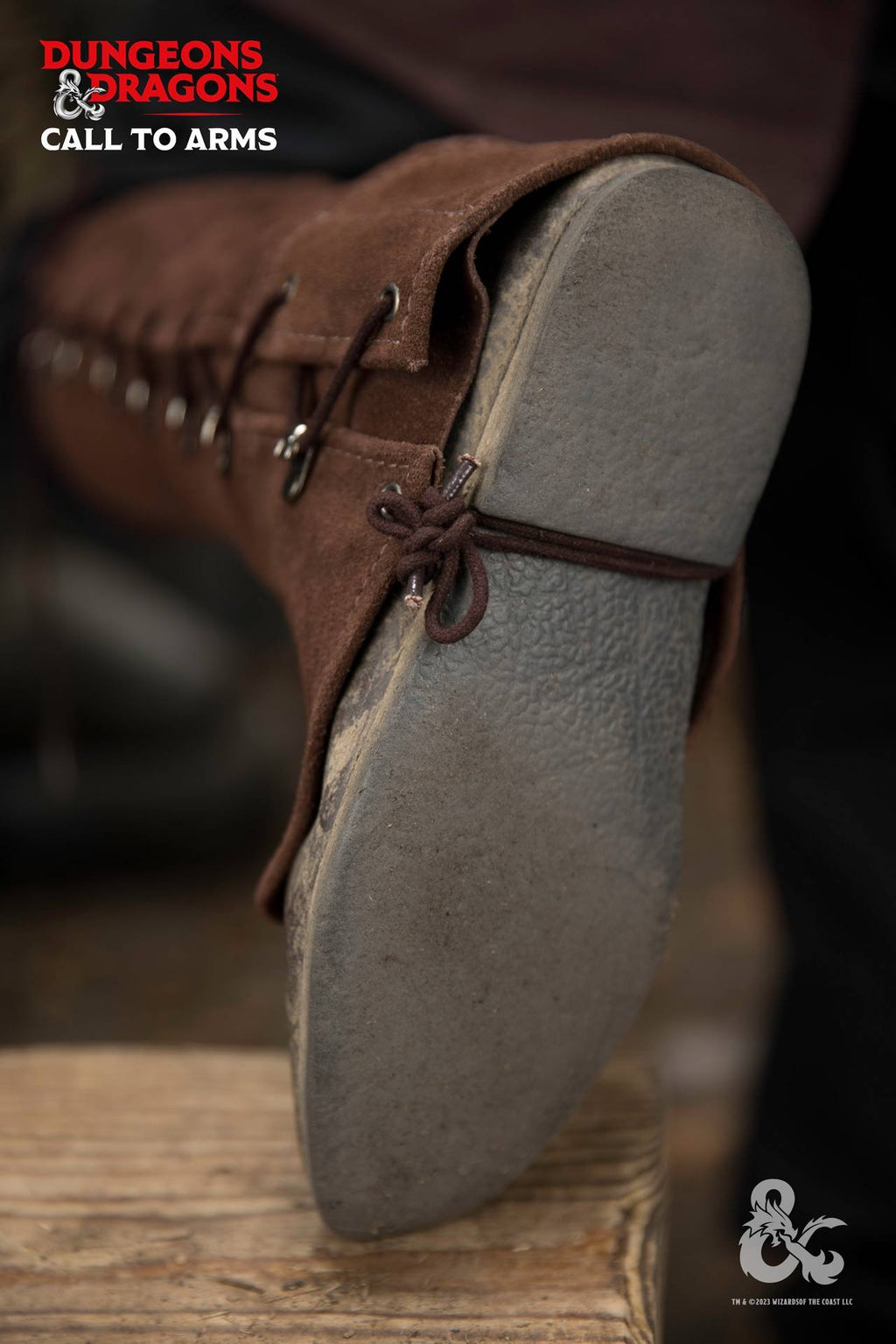 Dungeons & Dragons Leder-Gamaschen Typ 2 Braun