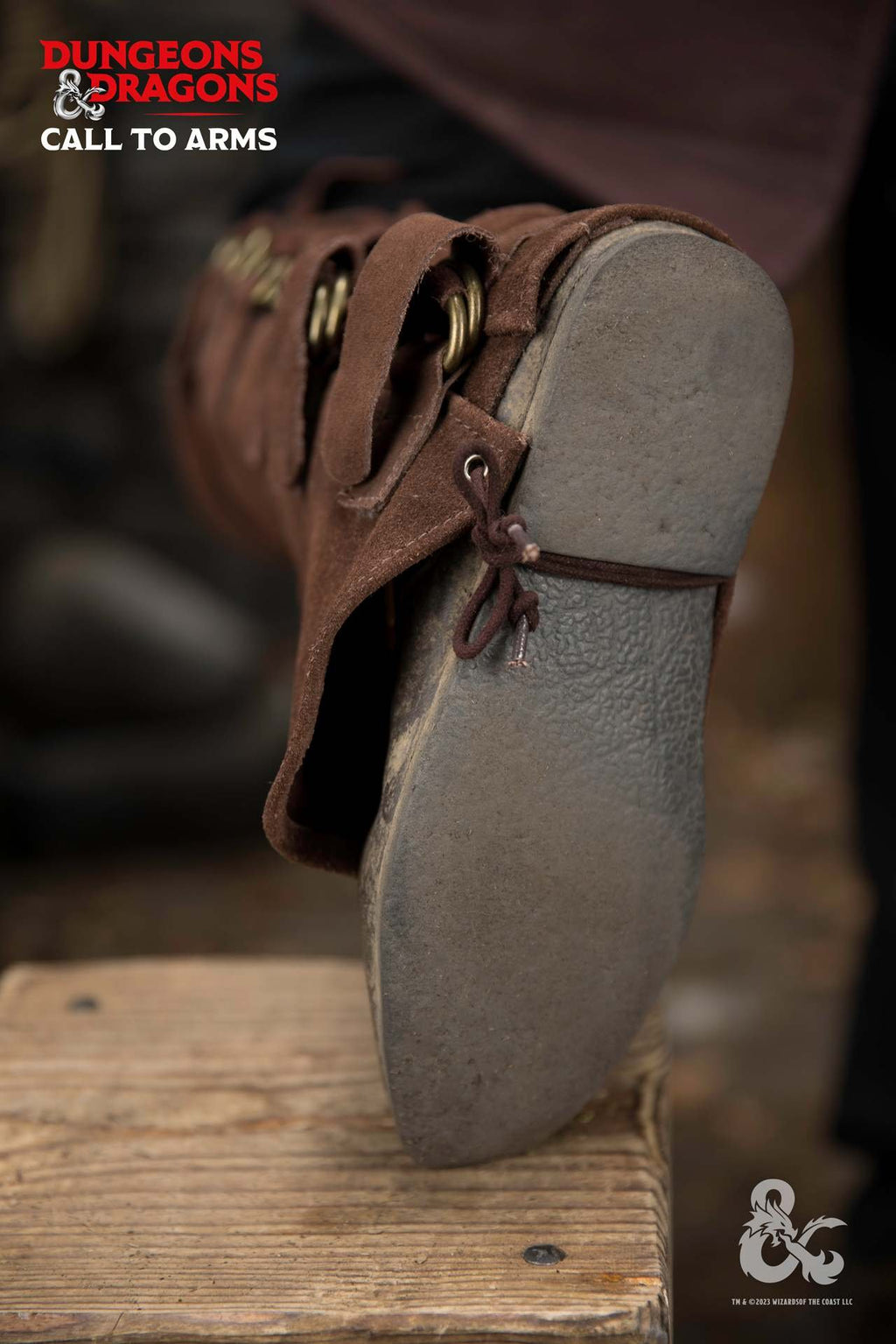 Dungeons & Dragons Leder-Gamaschen Typ 4 Braun