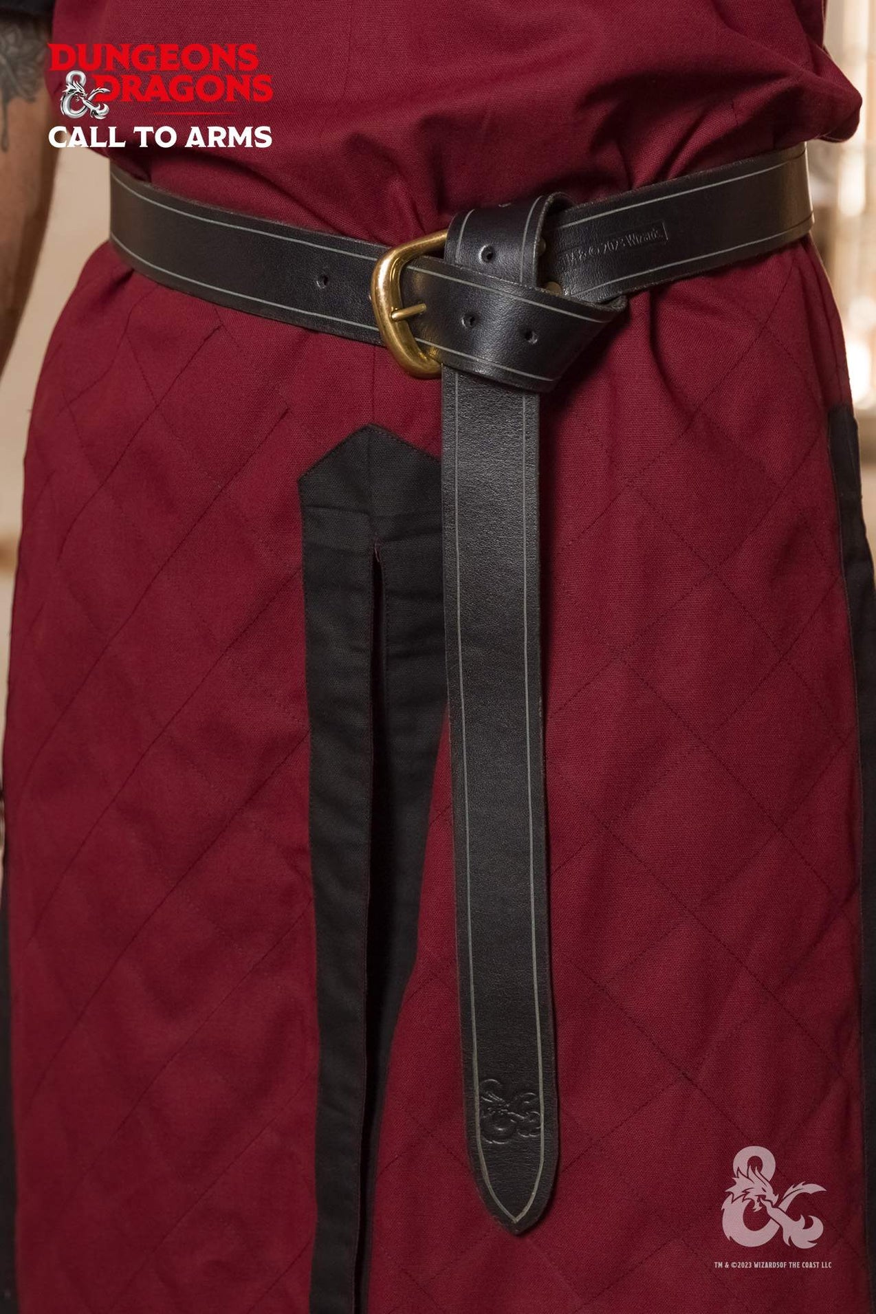 Dungeons & Dragons Leather Belt Brown
