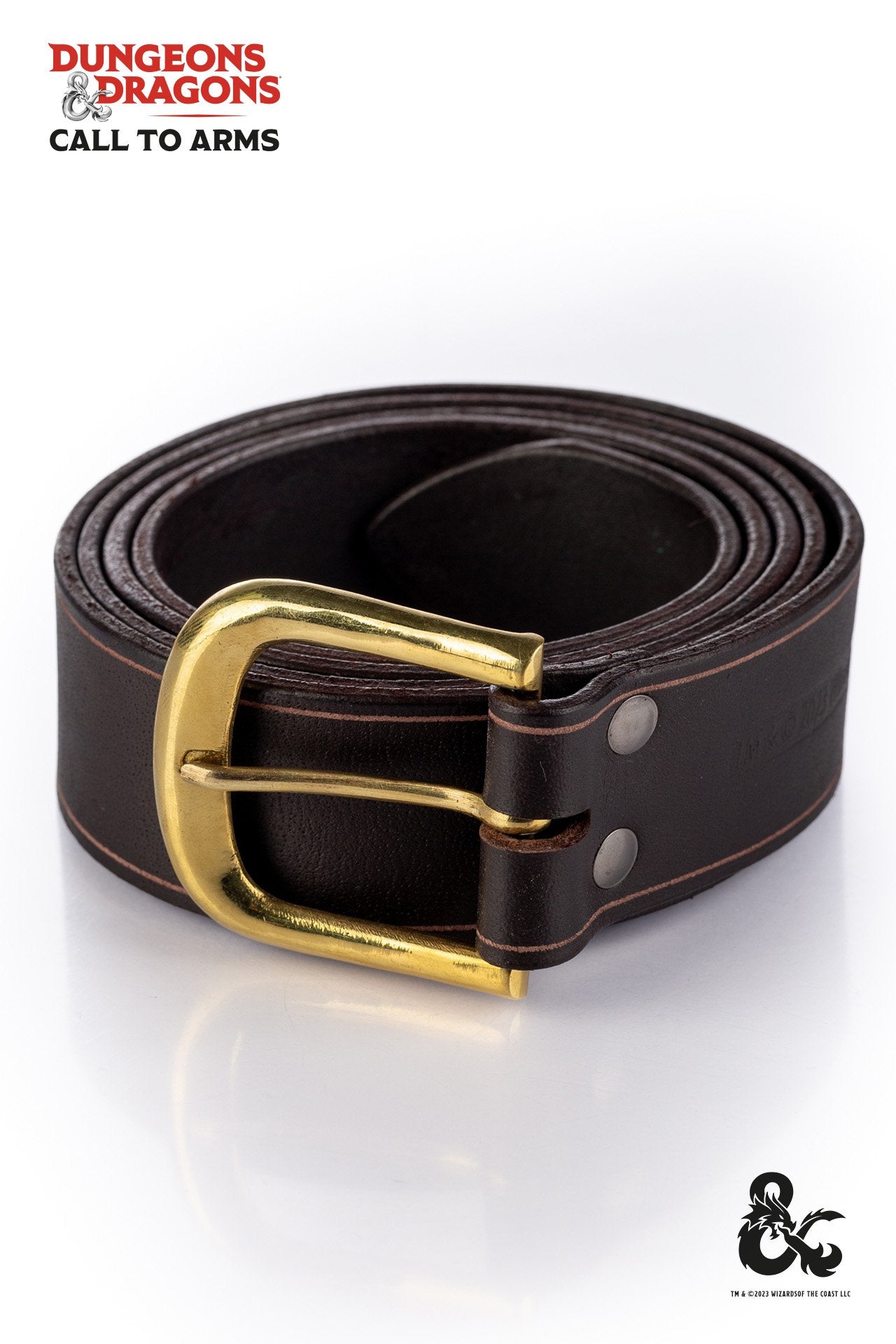Dungeons & Dragons Leather Belt Brown