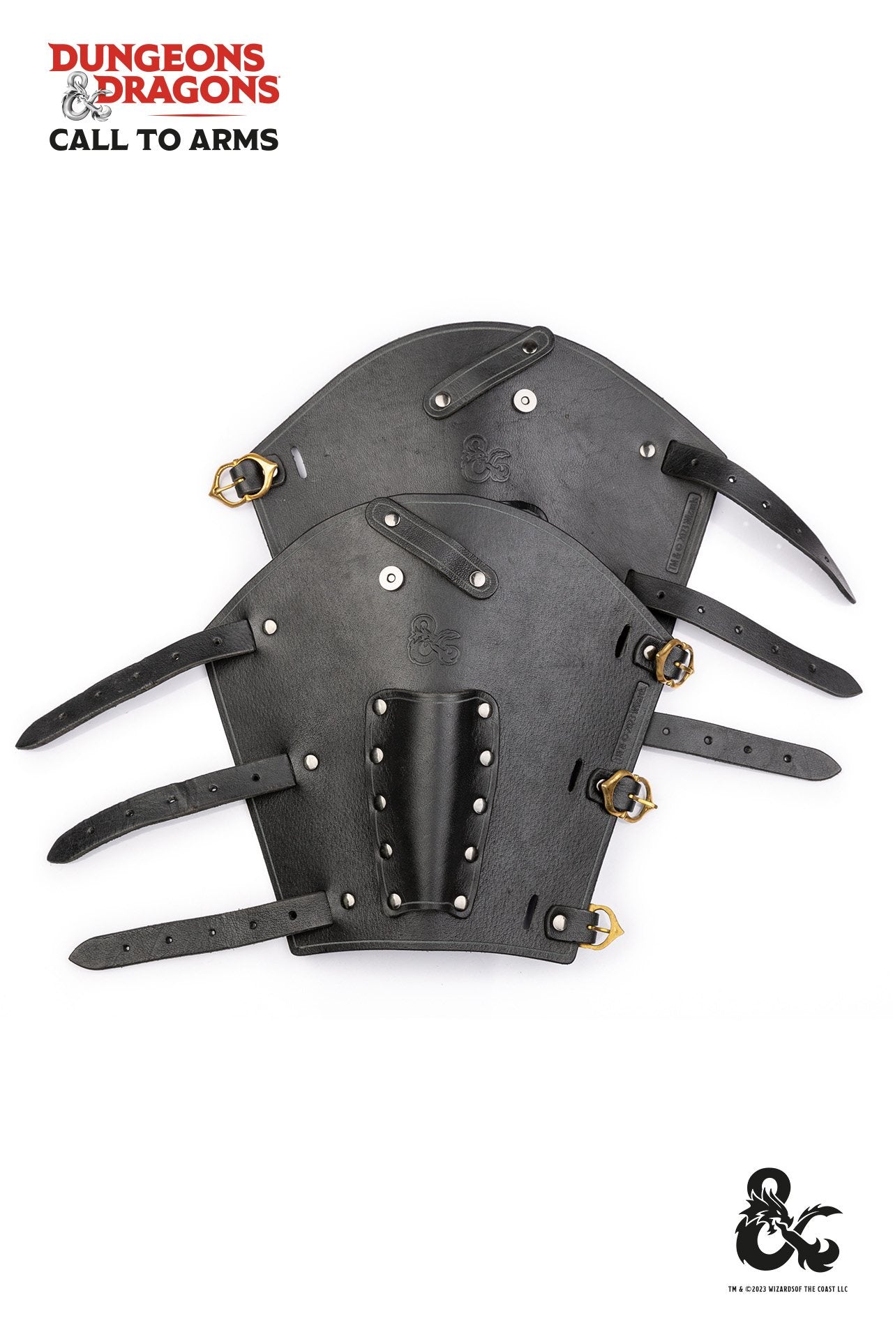 Dungeons & Dragons Rogue Leather Bracers Black