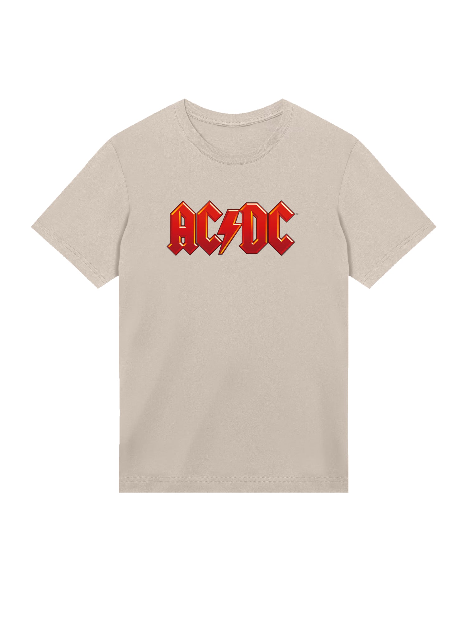 ACDC Dunkelrotes Logo Herren T-Shirt