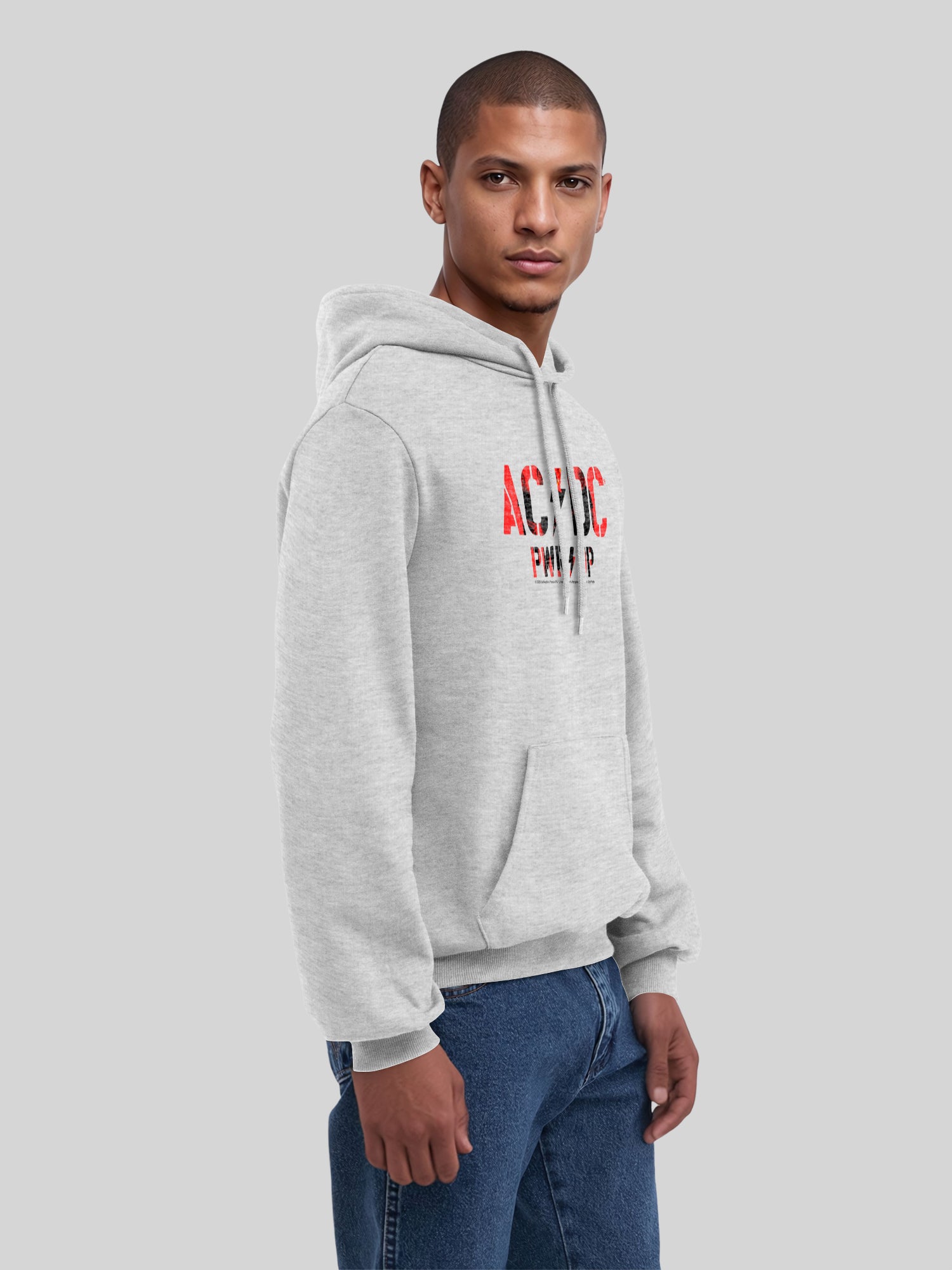 AC / DC Pwrup Photo Logo Hoodie organique