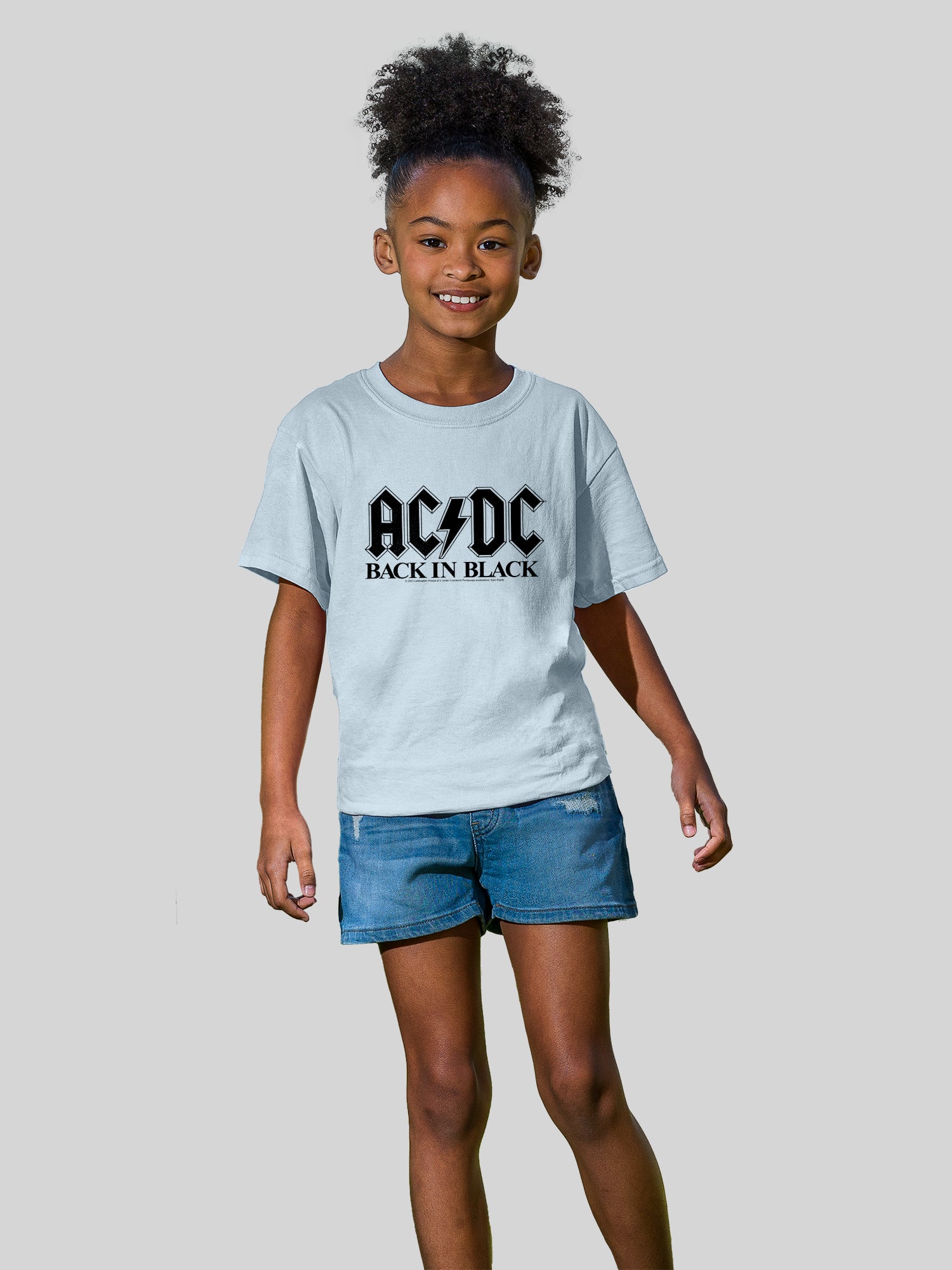 ACDC Back In Black Logo with Youth Buddy Tee