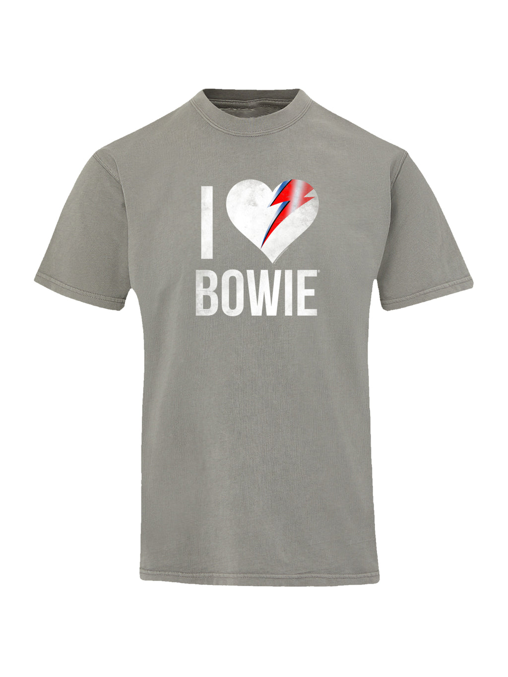 David Bowie j'aime Bowie avec un tee-shirt de couleur côtière