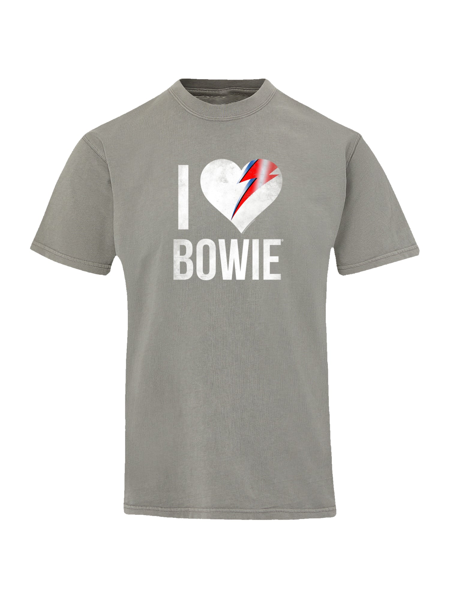 David Bowie j'aime Bowie avec un tee-shirt de couleur côtière
