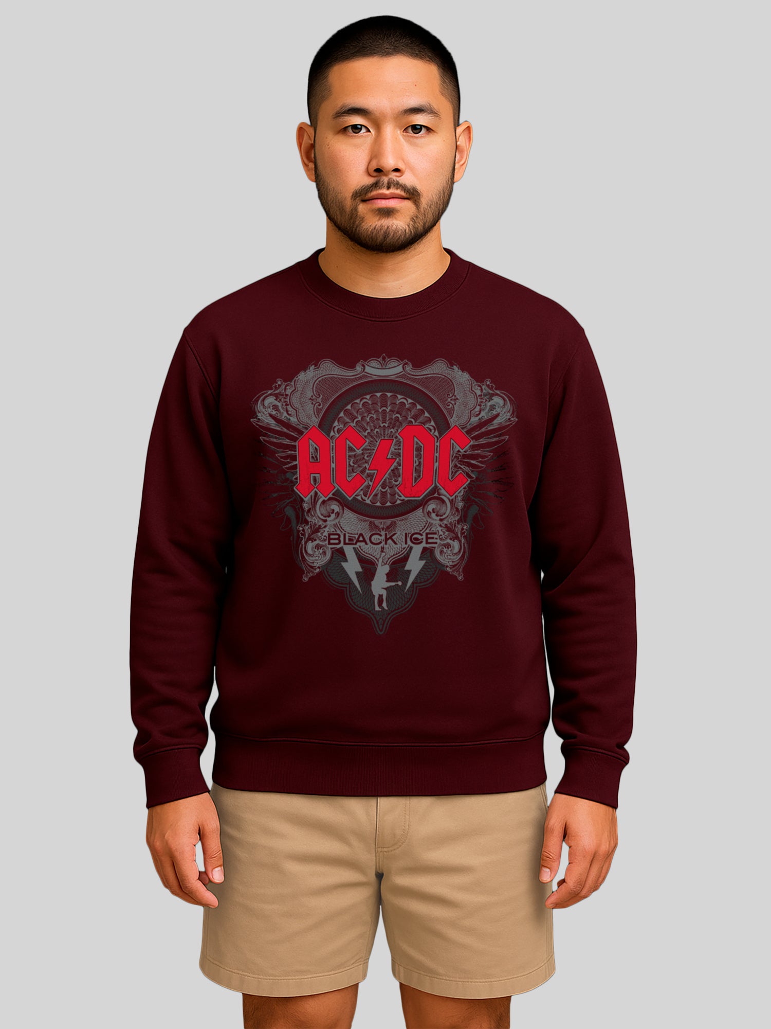 Sweat-shirt biologique AC / DC Black Ice Men