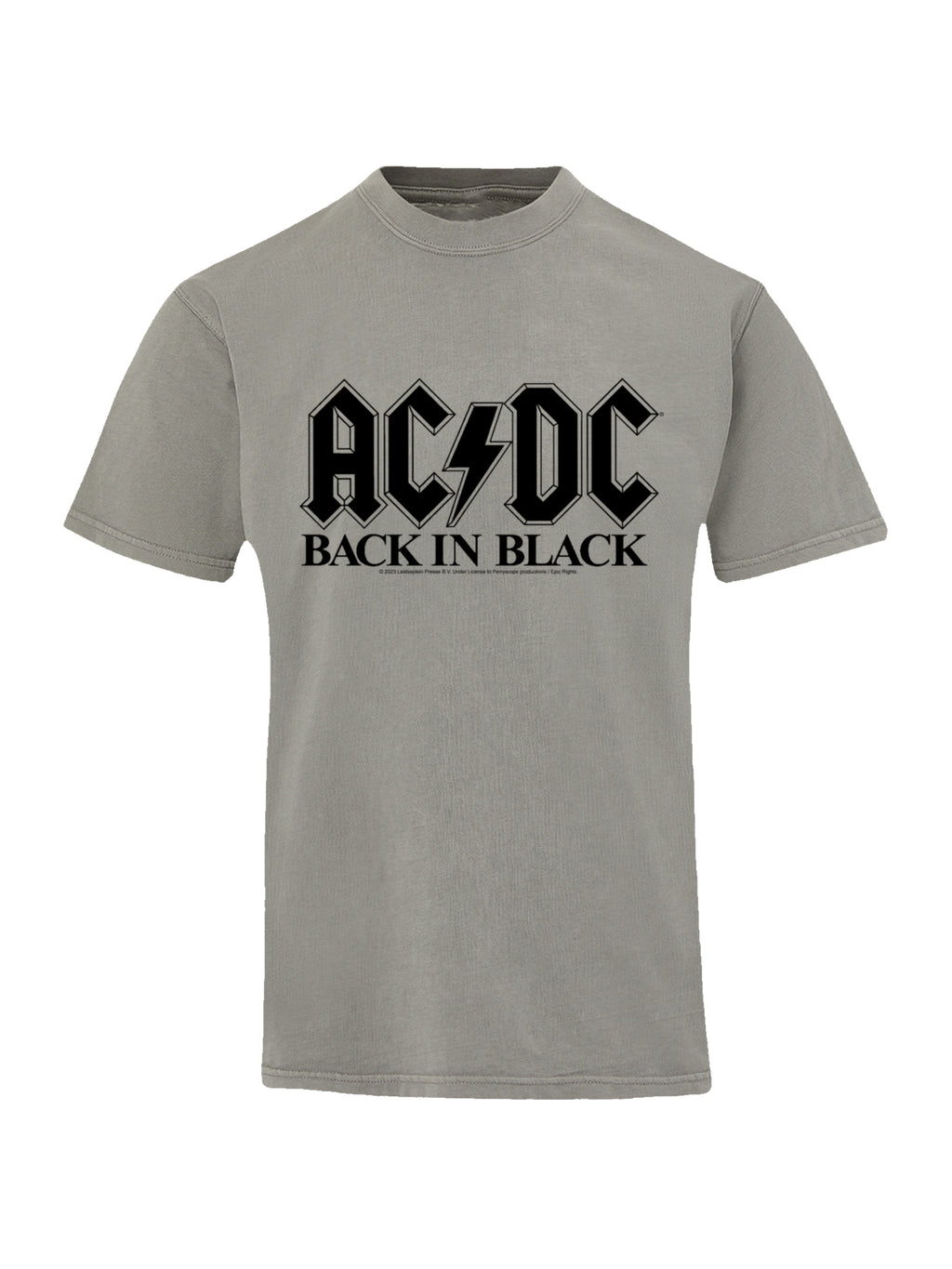 AC/DC Back In Black Logo with Coastal Color Tee