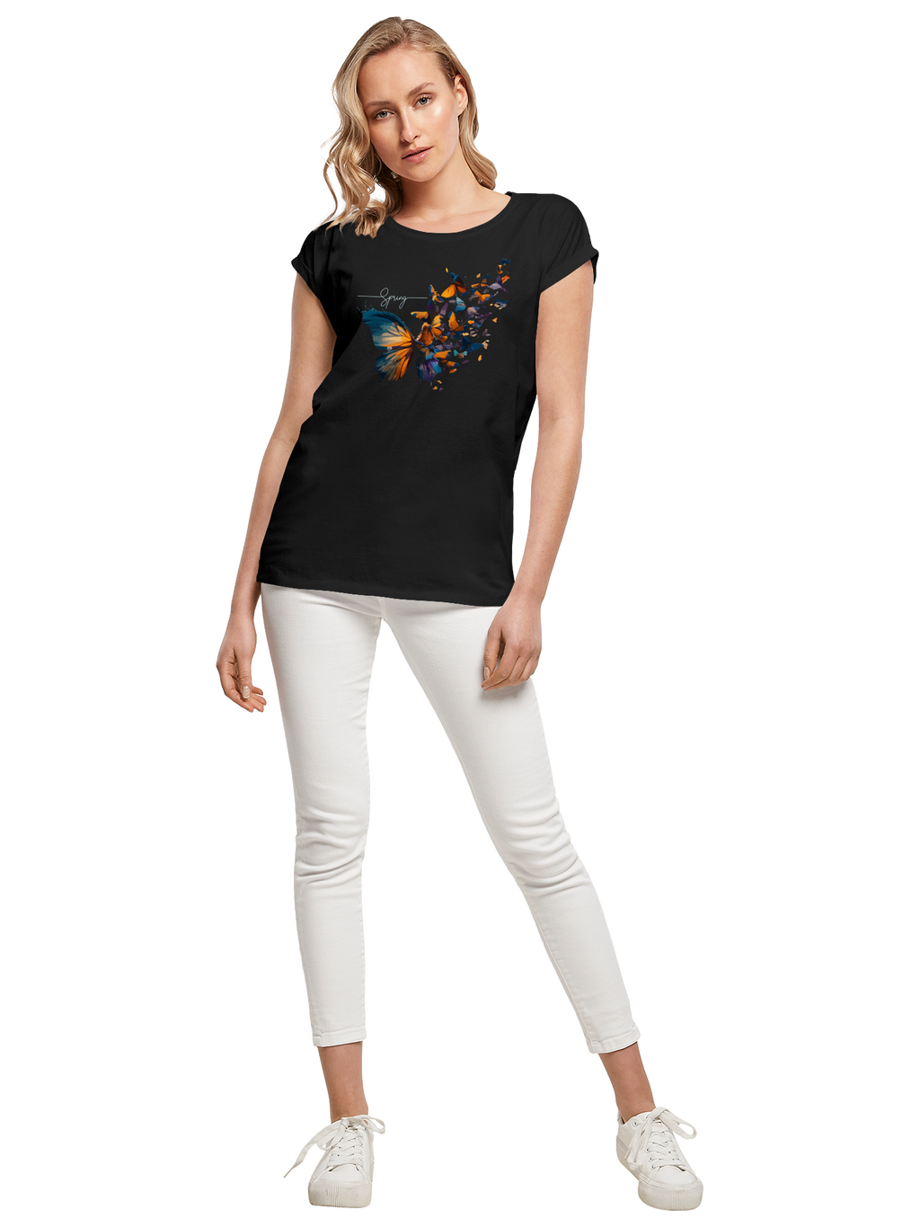 Butterfly of butterflies Ladies Extended Shoulder T-Shirt