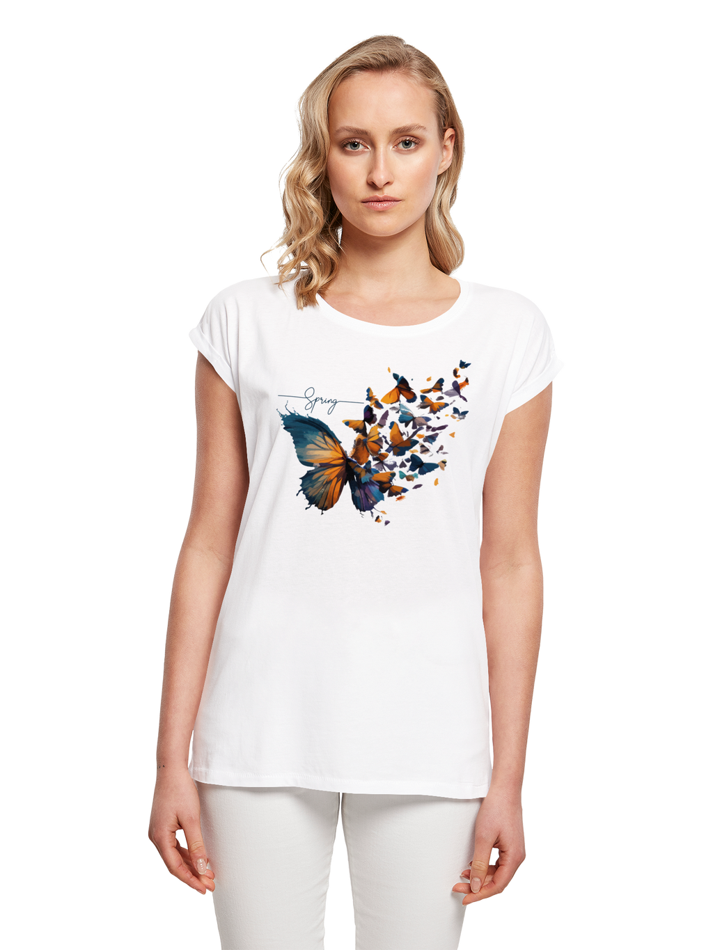 Butterfly of butterflies Ladies Extended Shoulder T-Shirt