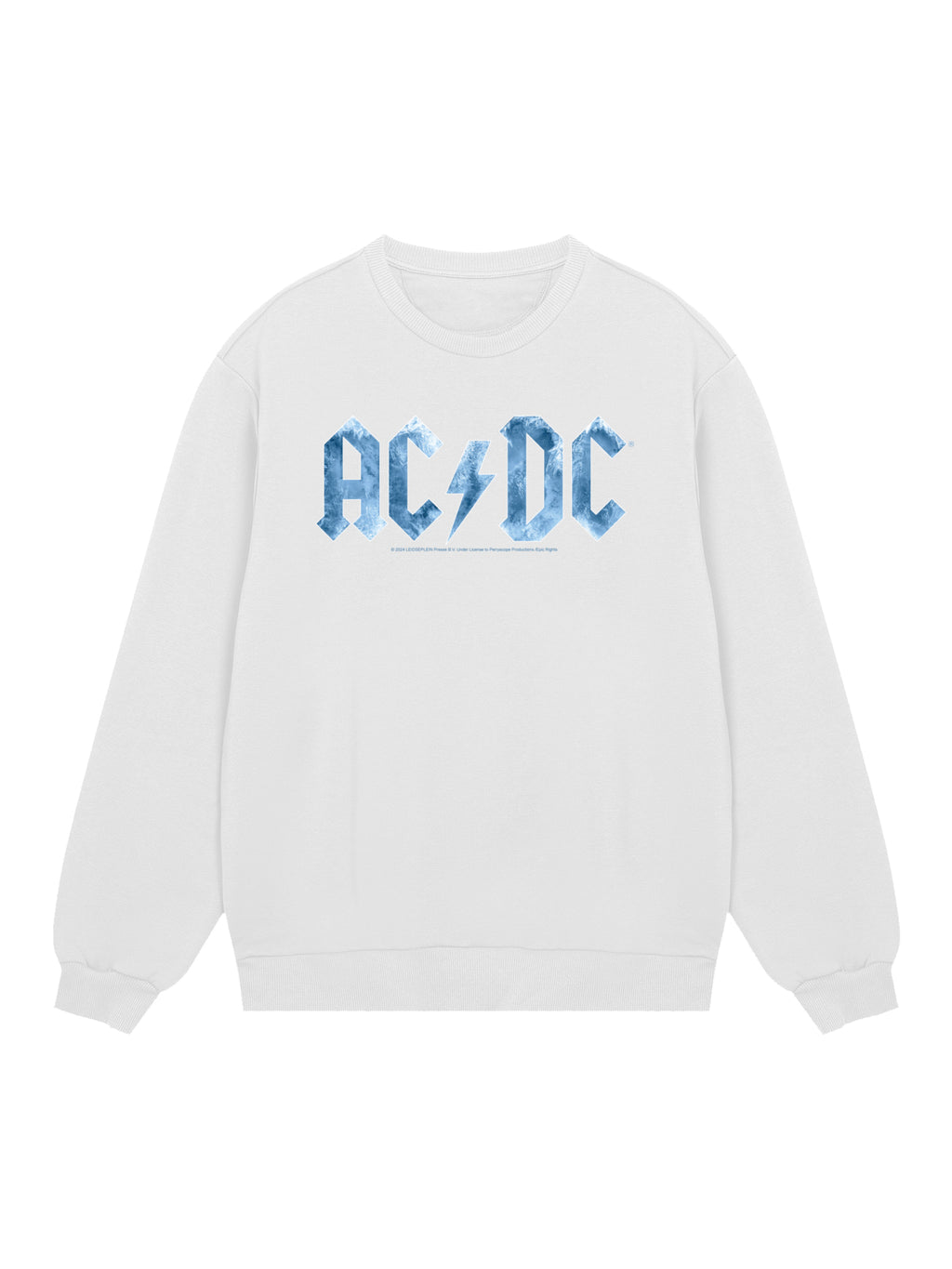 ACDC Blue Ice Logo Herren Sweatshirt