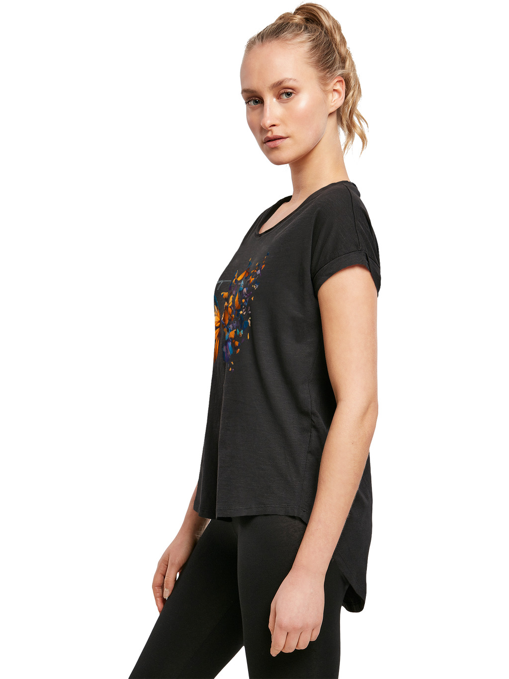 Schmetterling der Schmetterlinge Damen Long T-Shirt