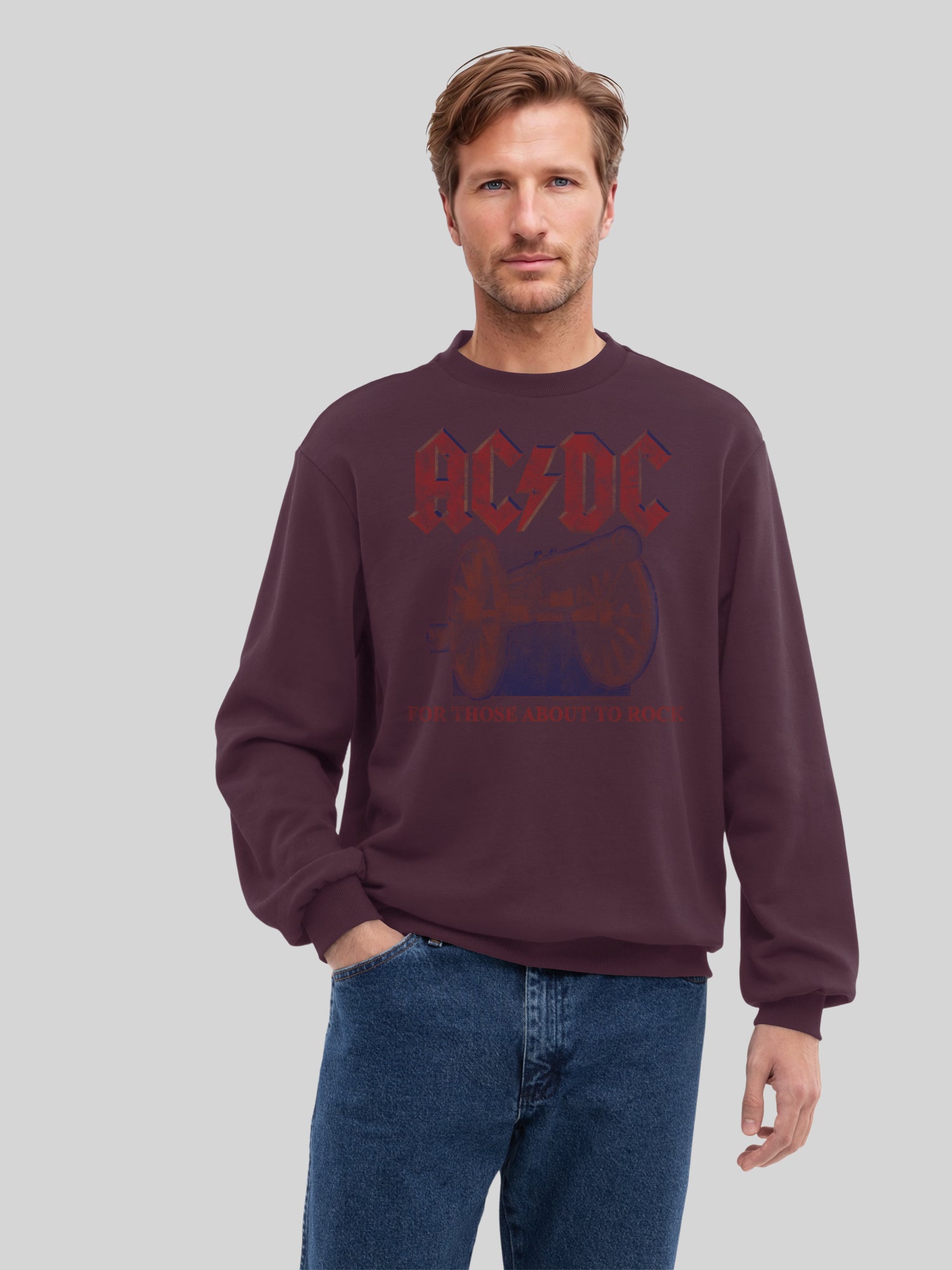 AC / DC pour ceux qui surviennent à basculer le sweat biologique pour hommes canon