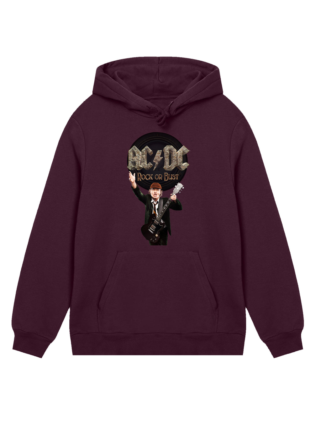 ACDC Rock Or Bust Angus Young Herren Kapuzenpullover