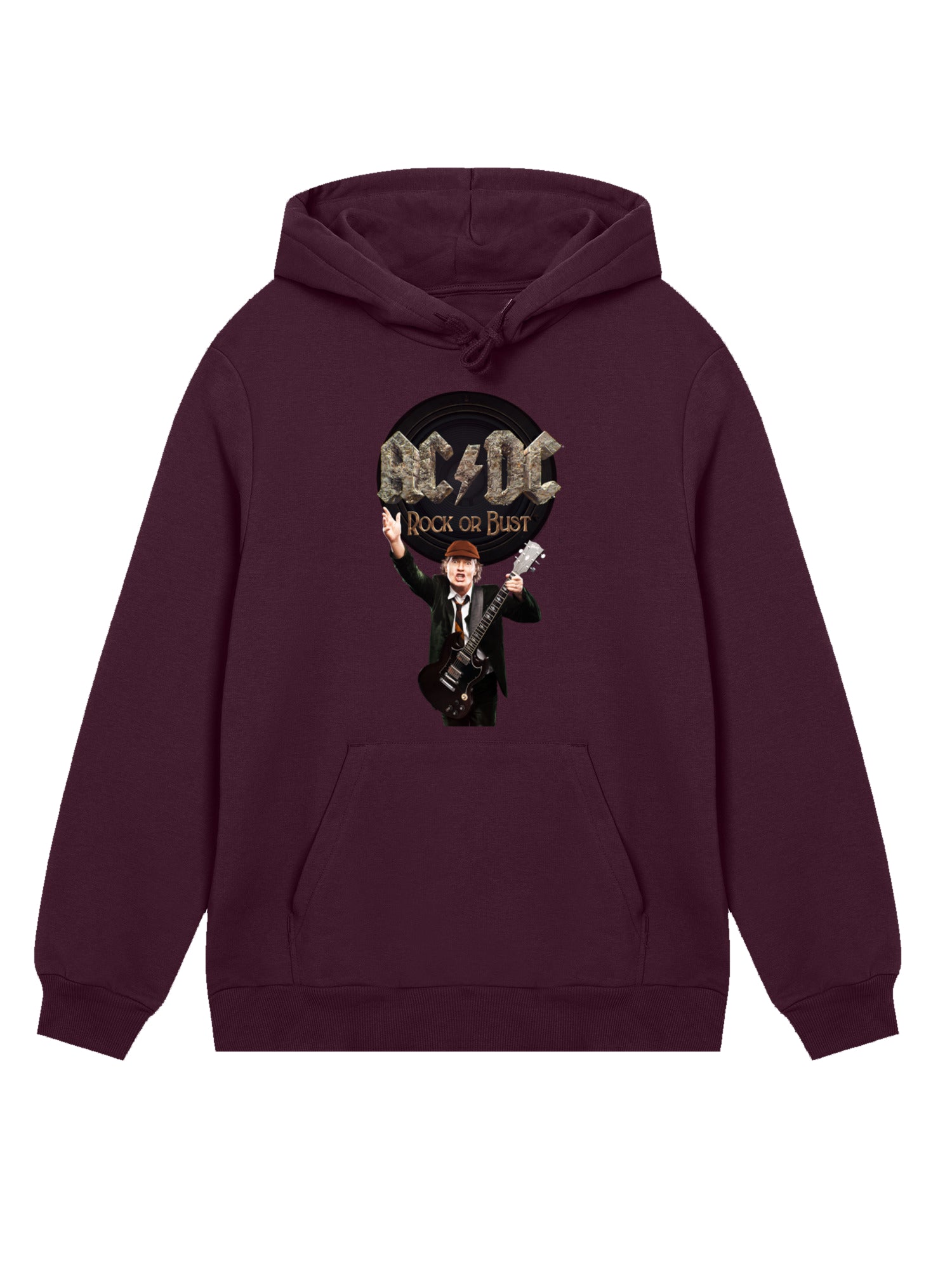 ACDC Rock Or Bust Angus Young Herren Kapuzenpullover