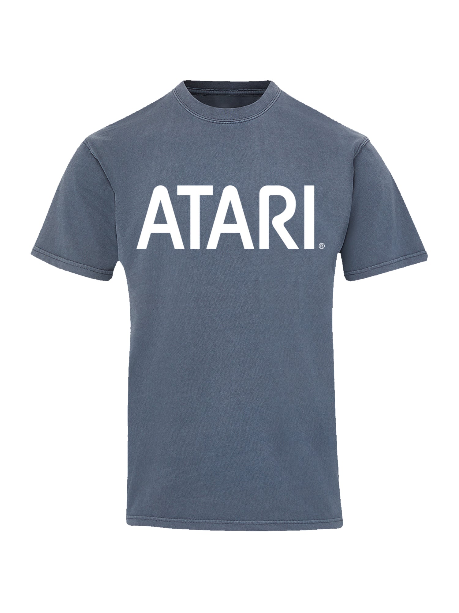 Atari Games White Retro Gaming with Coastal Color Tee