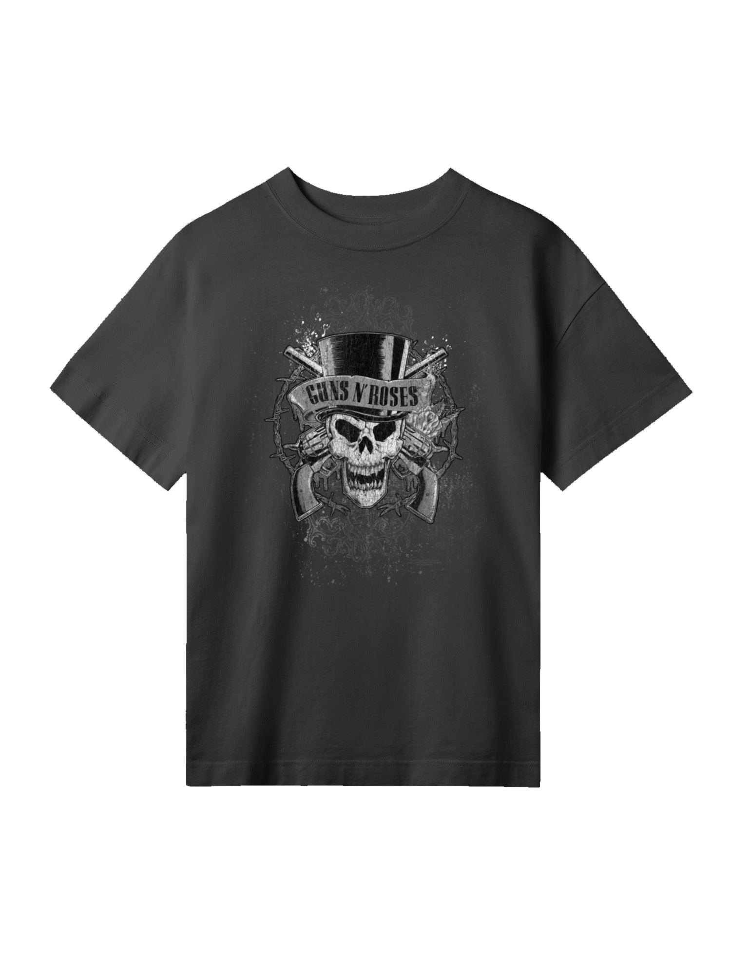 Guns 'N' Roses Faded Skull | Womens Oversized Tee