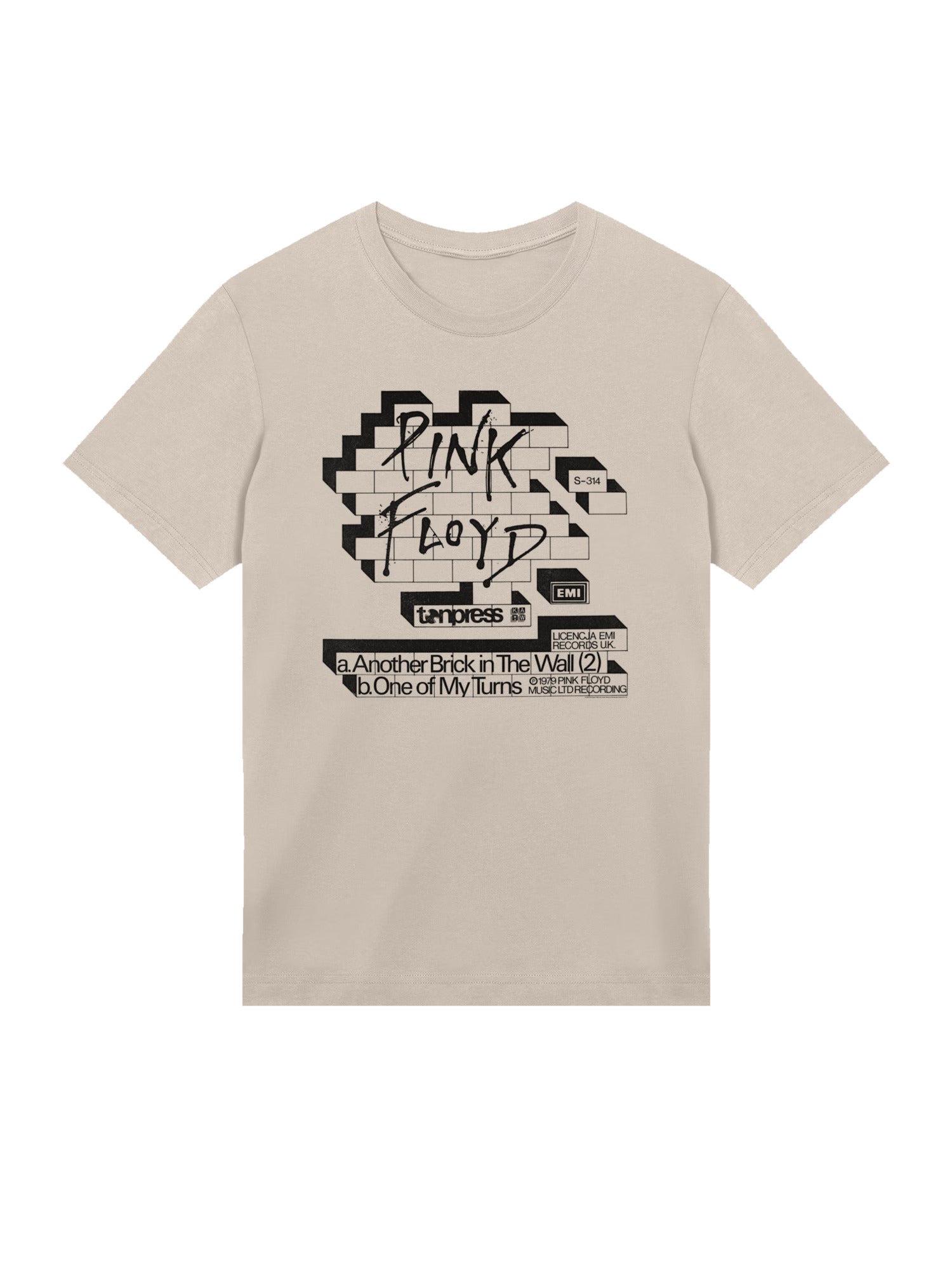 Pink Floyd Another Brick In The Wall Cover with True Blanks | Mens Regular Tee
