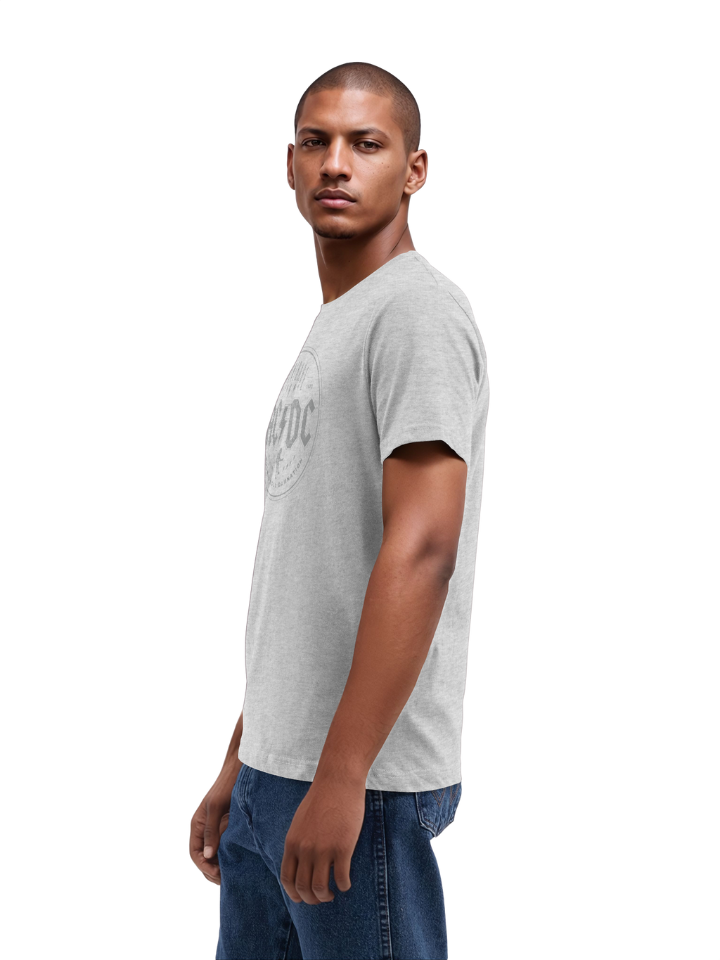 ACDC Rock N Roll Damnation with True Blanks | Mens Regular Tee