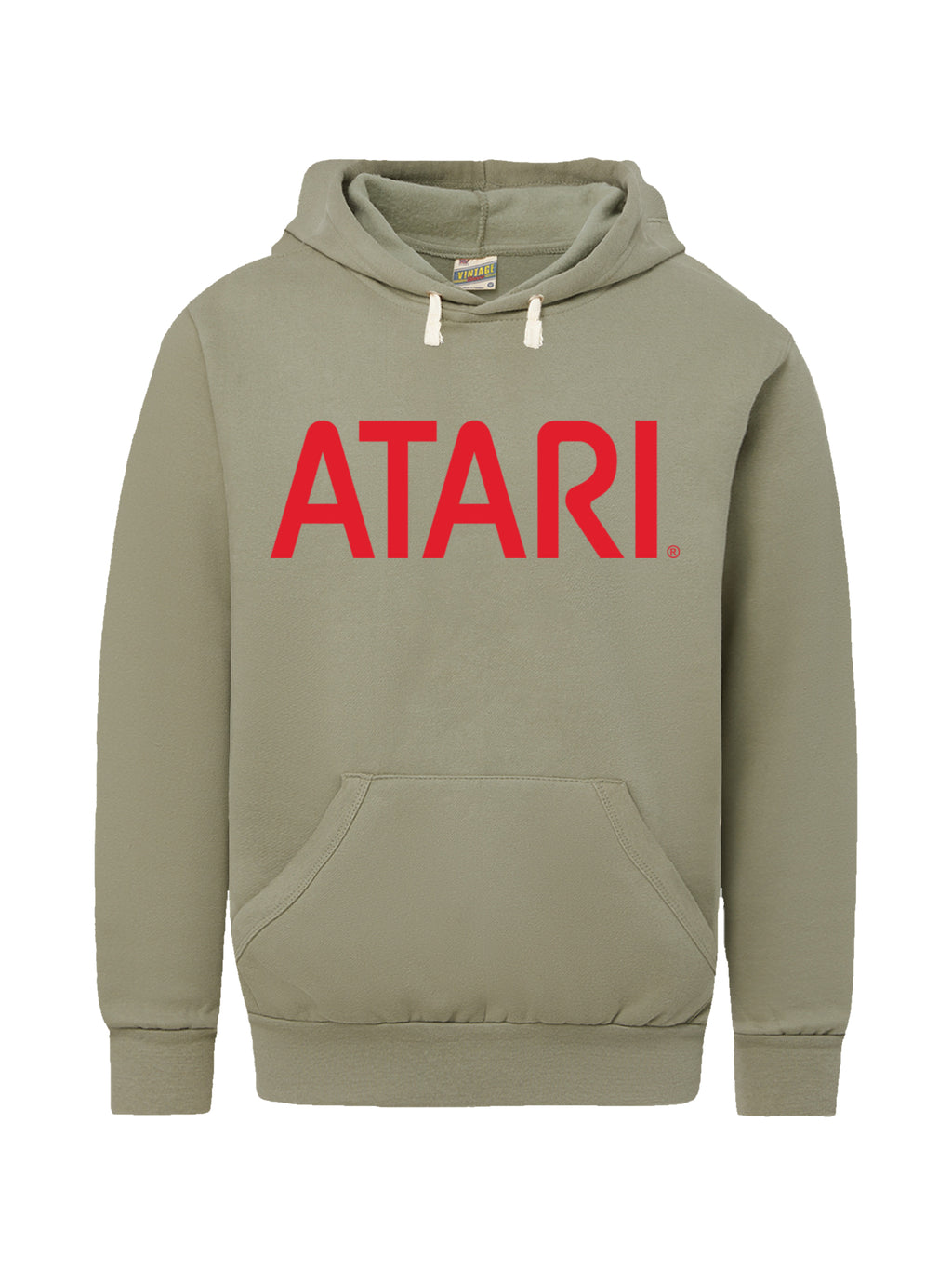 Atari Games Red Retro Gaming with Vintage Fleece Hood