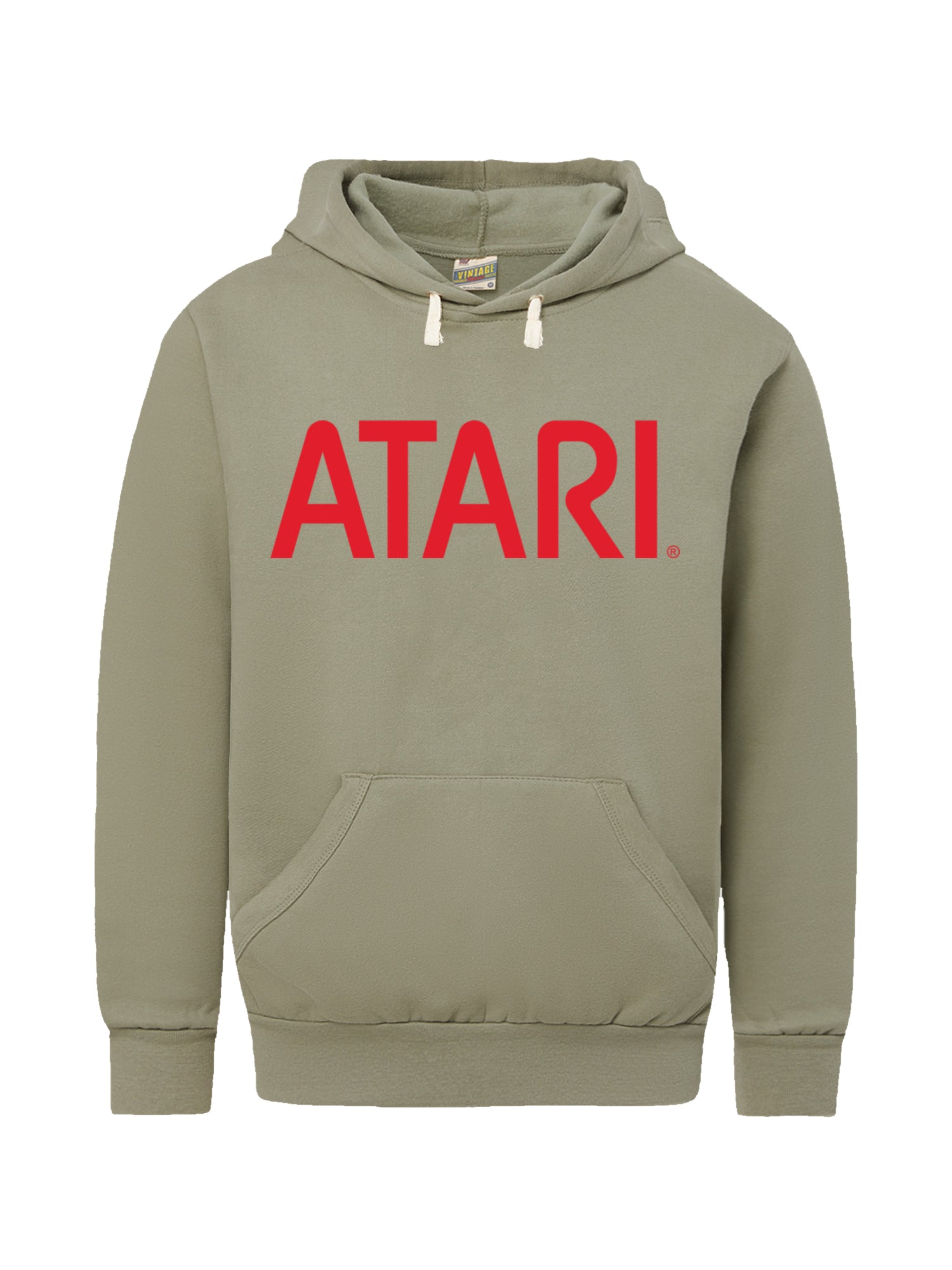 Atari Games Red Retro Gaming with Vintage Fleece Hood