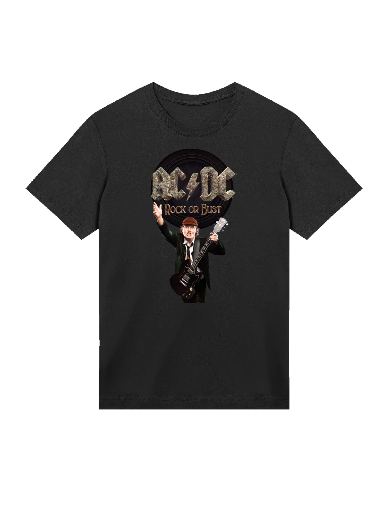 ACDC Rock Or Bust Angus Young Herren T-Shirt