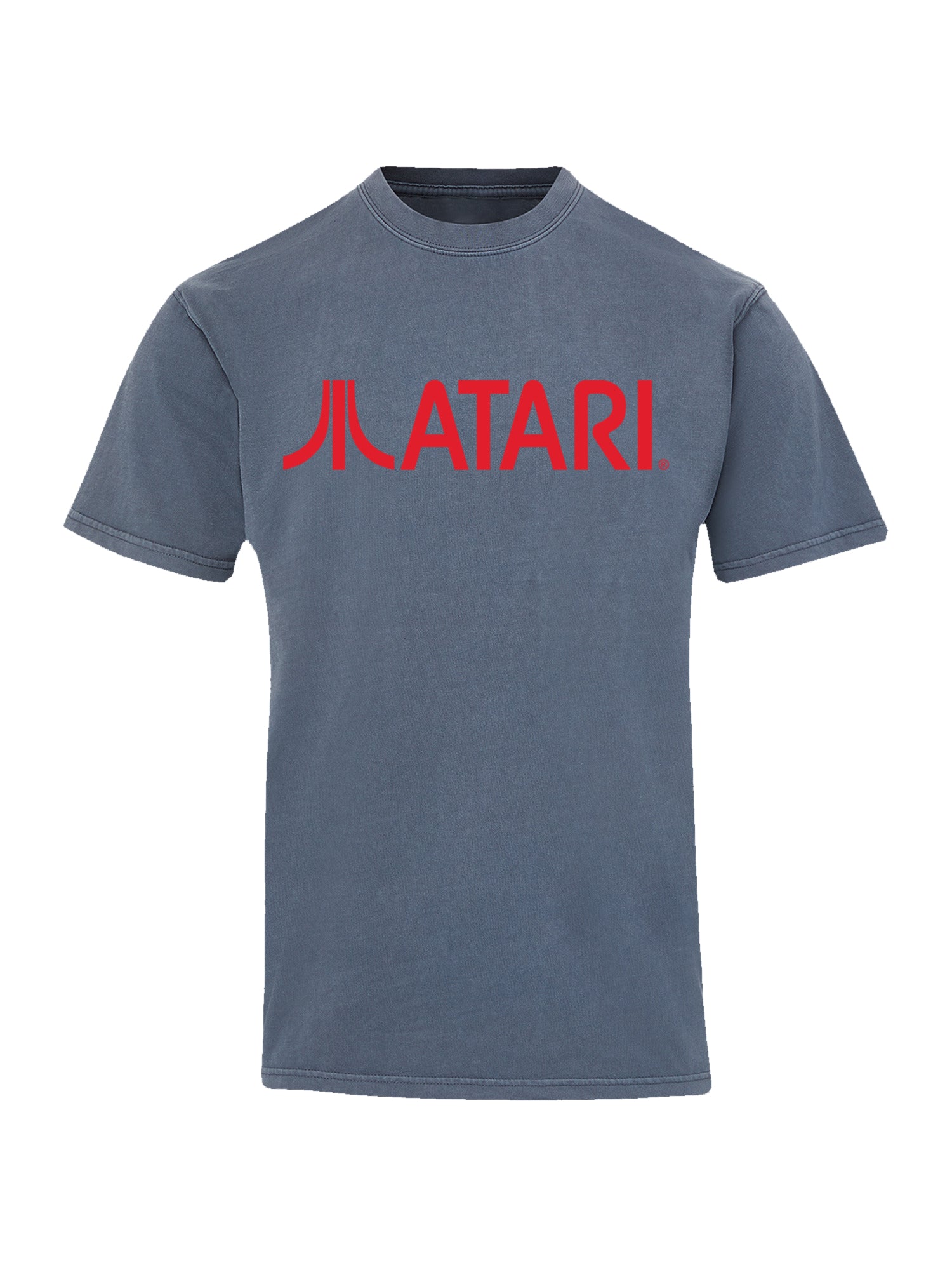 Atari Games Logo Red Retro Gaming Horizontal with Coastal Color Tee