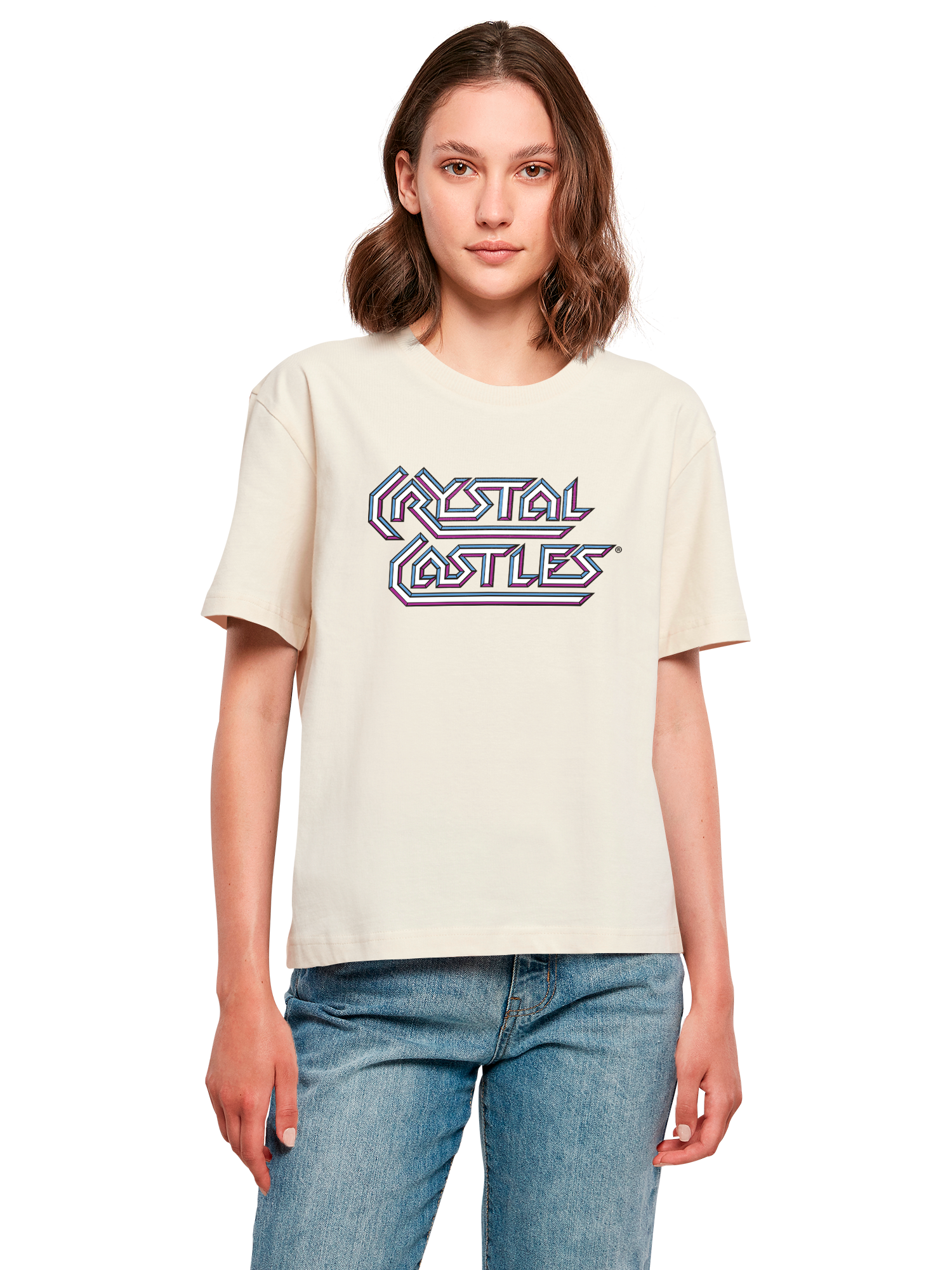 Atari Crystal Castles Retro Gaming and Atari Crystal Castles Bear with Ladies Everyday Tee