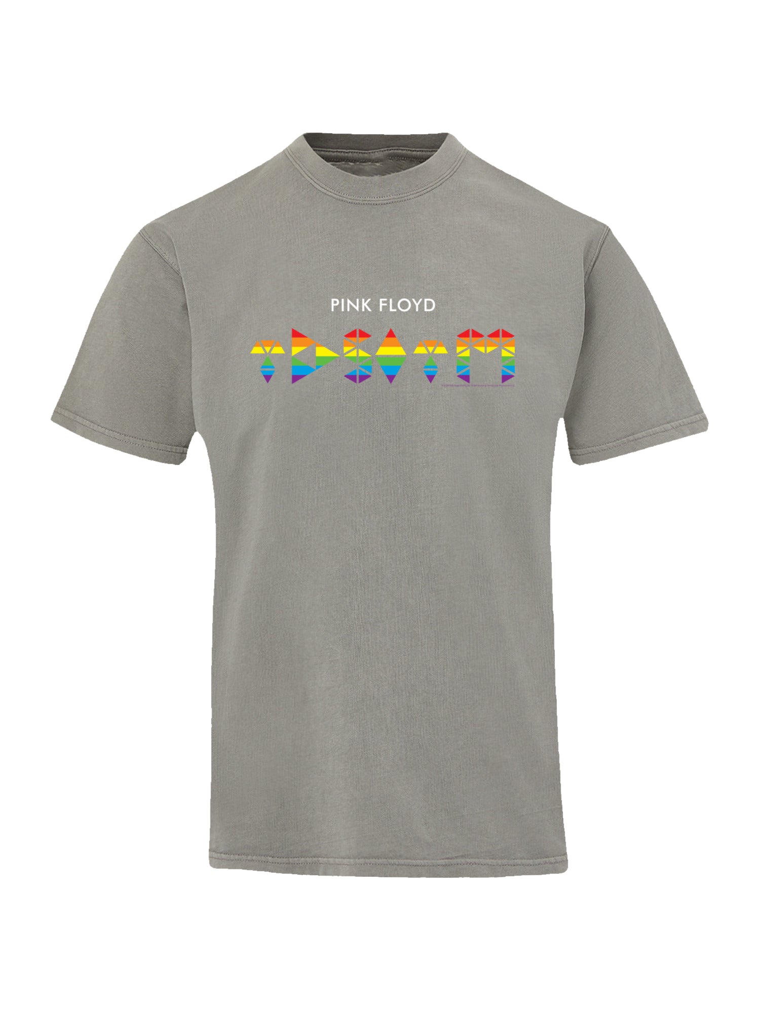Pink Floyd Tdsotm Rainbow avec un tee-shirt de couleur côtière