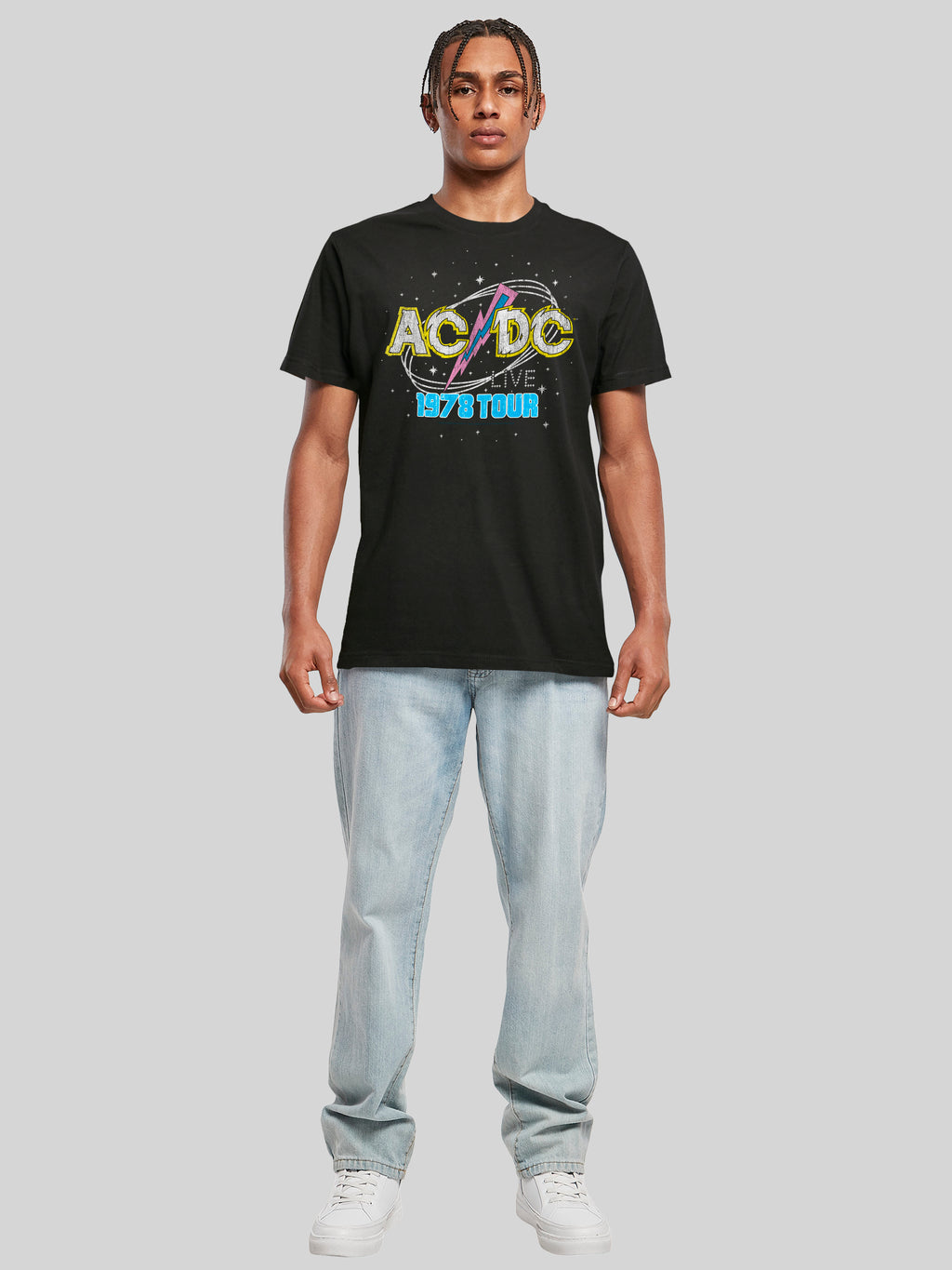 ACDC 1981 Live Tour con camiseta redonda