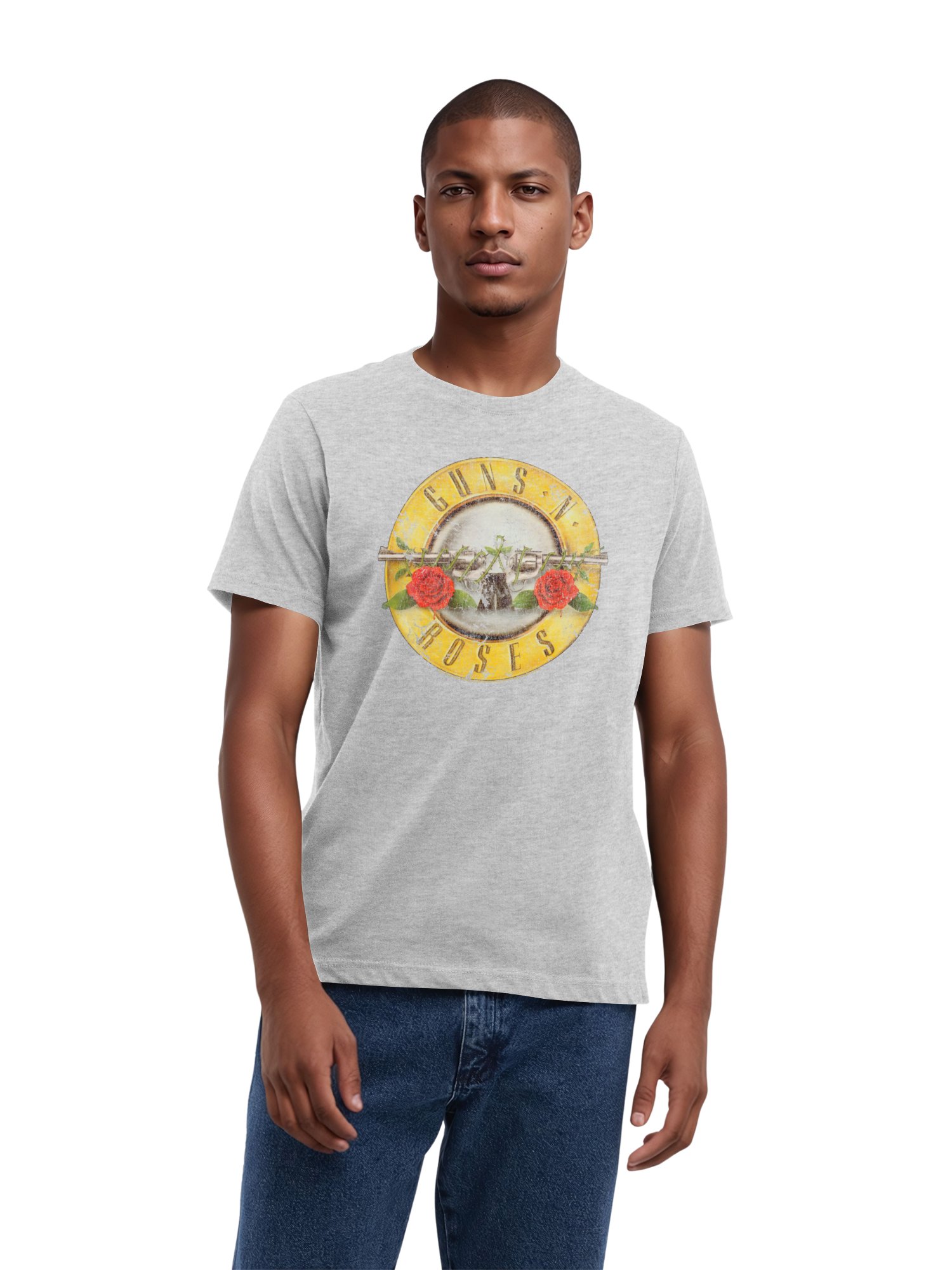 Guns 'n' Roses Vintage Bullet Logo with True Blanks | Mens Regular