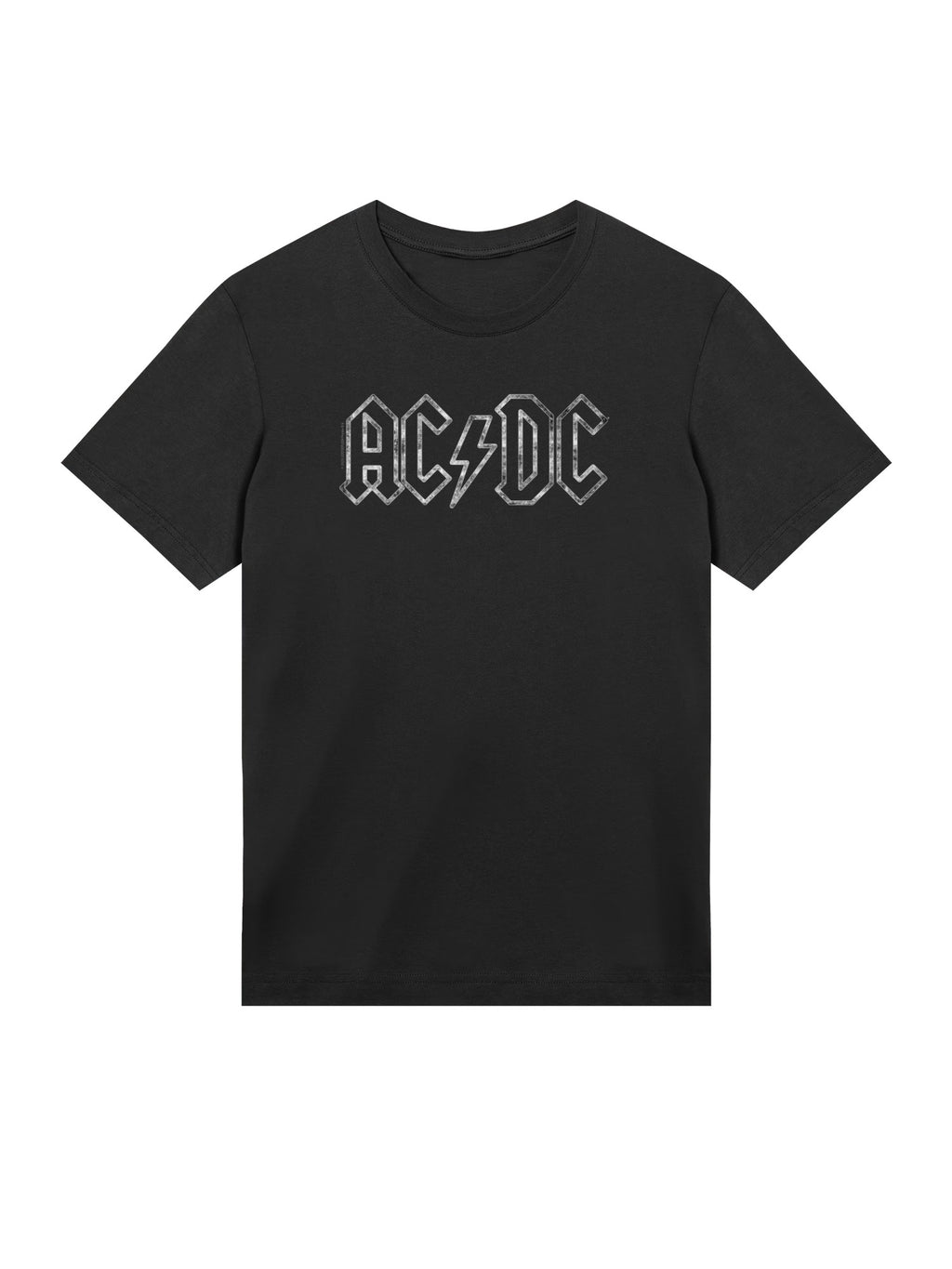 T-shirt organique de logo Jagged AC / DC