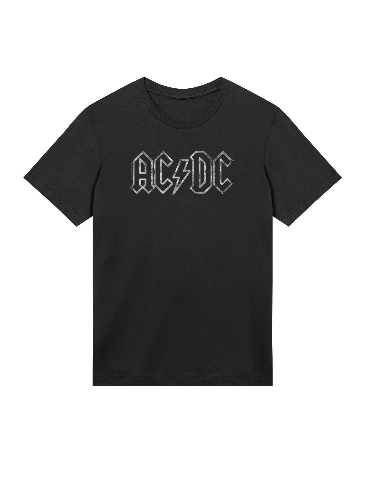 T-shirt organique de logo Jagged AC / DC