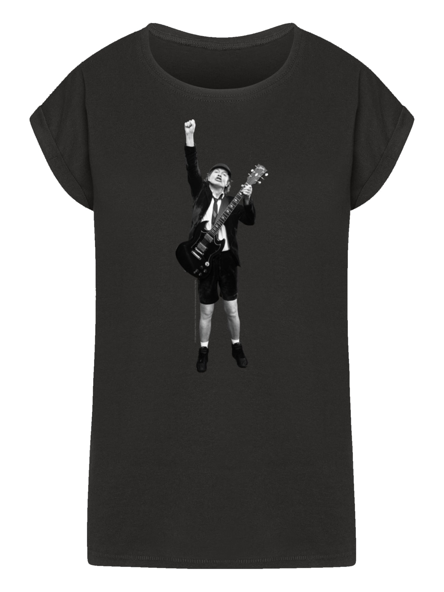 ACDC Angus Young a coupé les dames étendus