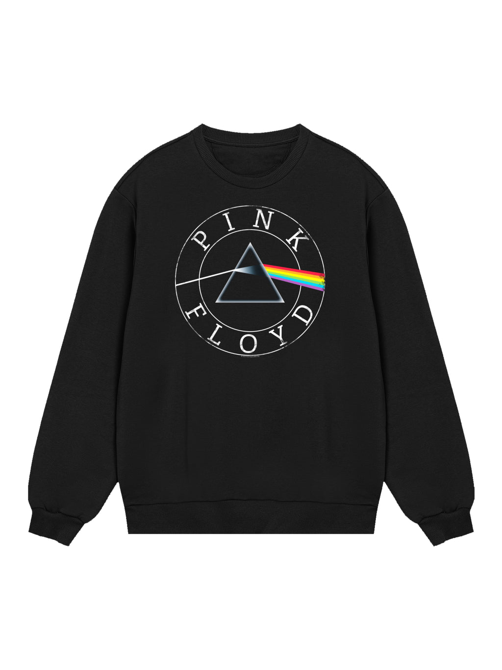 Pink Floyd Prism Circle Logo with True Blanks | Mens Regular Sweater