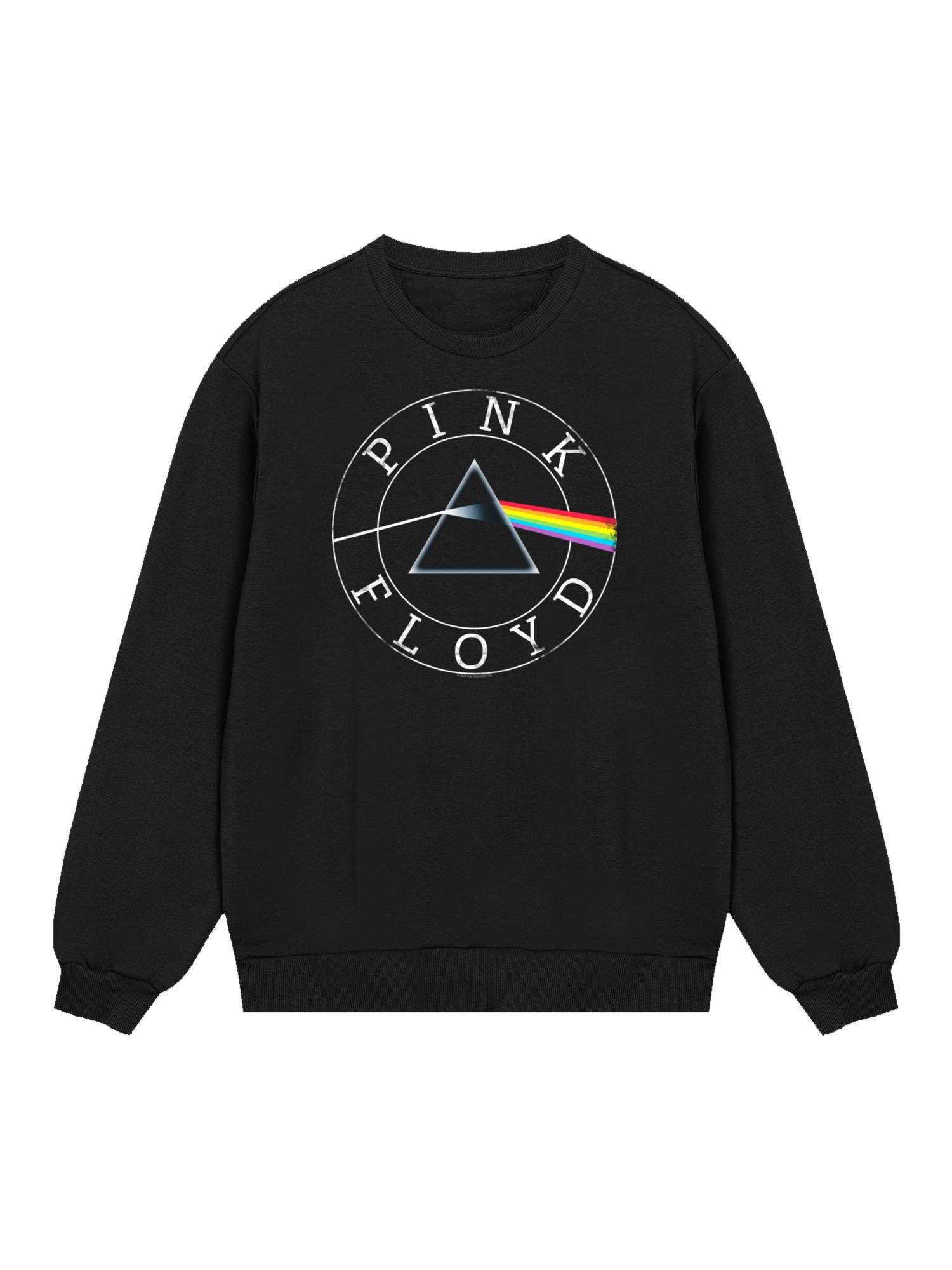 Pink Floyd Prism Circle Logo with True Blanks | Mens Regular Sweater
