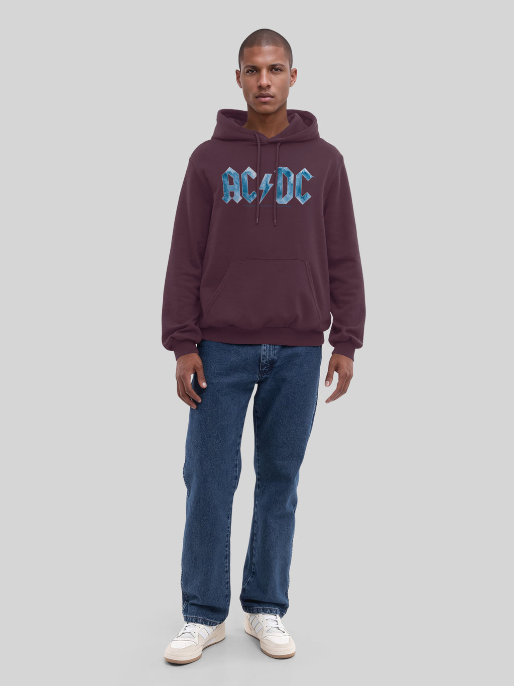 ACDC Blue Ice Logo Herren Hoodie