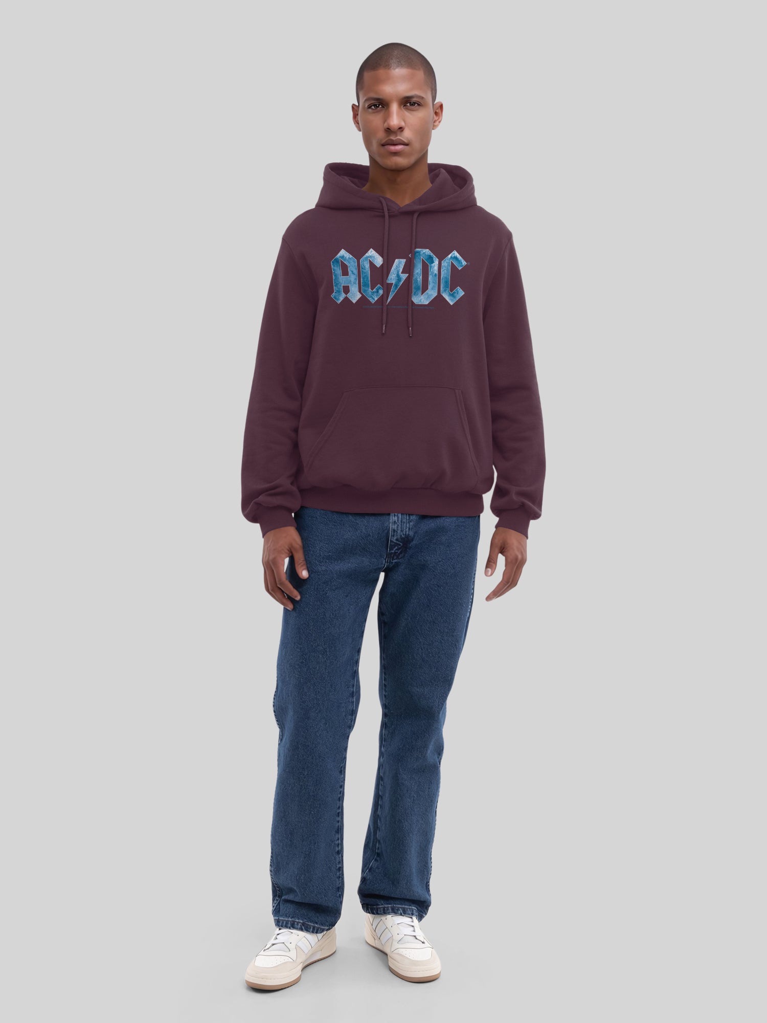 ACDC Blue Ice Logo Herren Hoodie