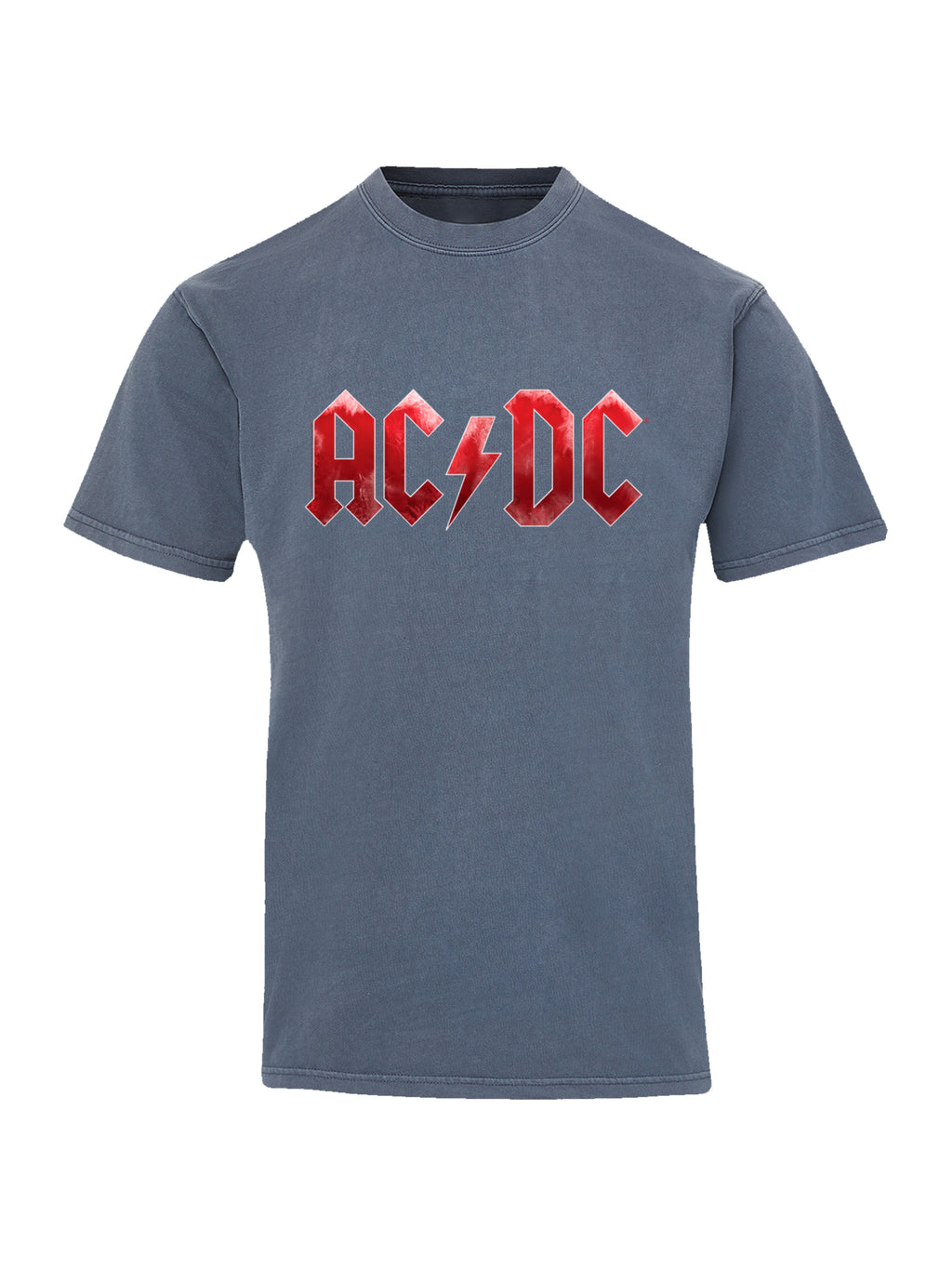 AC/DC Red Ice Logo with Coastal Color Tee