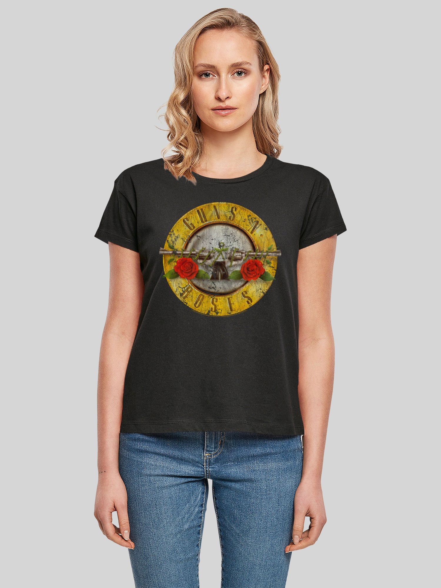 Logo Bullet vintage de Guns 'N' Roses avec des dames