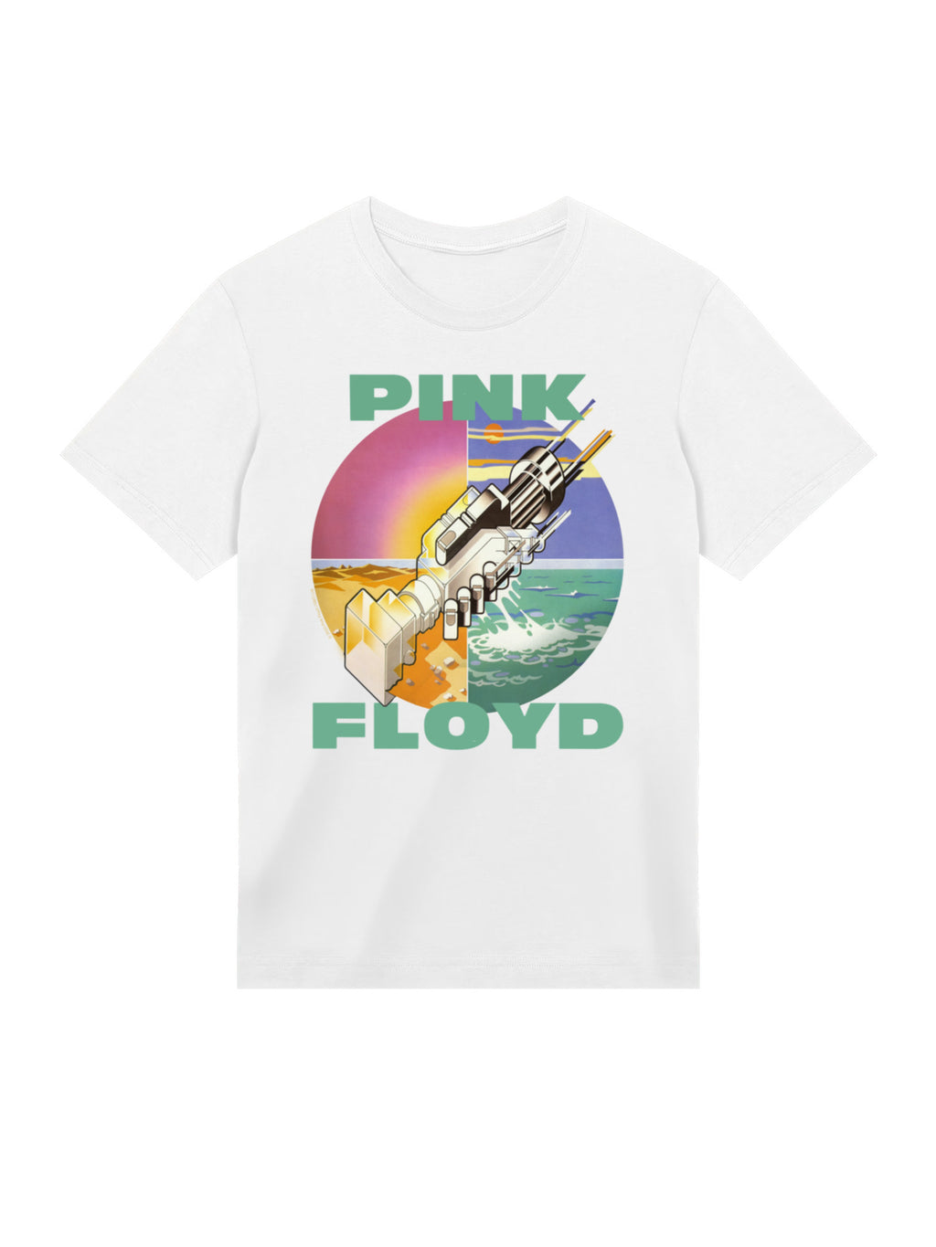 Pink Floyd souhaite que vous soyez ici T-shirt biologique pour hommes