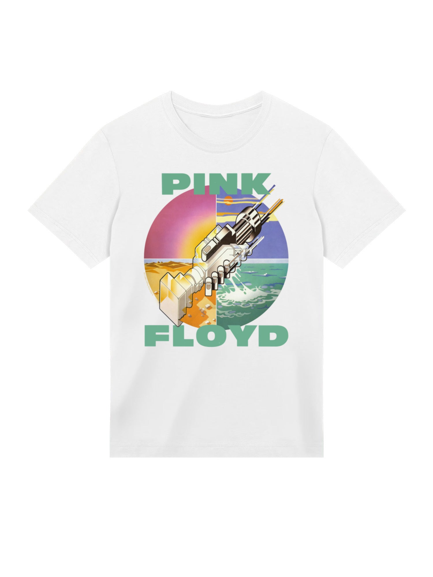 Pink Floyd souhaite que vous soyez ici T-shirt biologique pour hommes