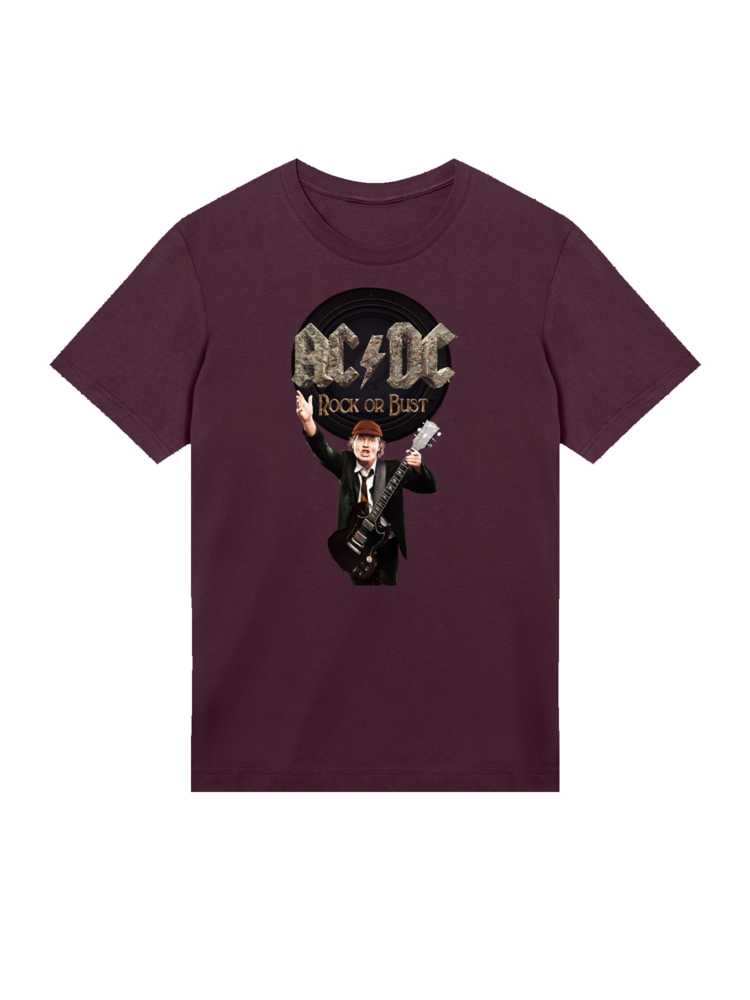 ACDC Rock Or Bust Angus Young Herren T-Shirt